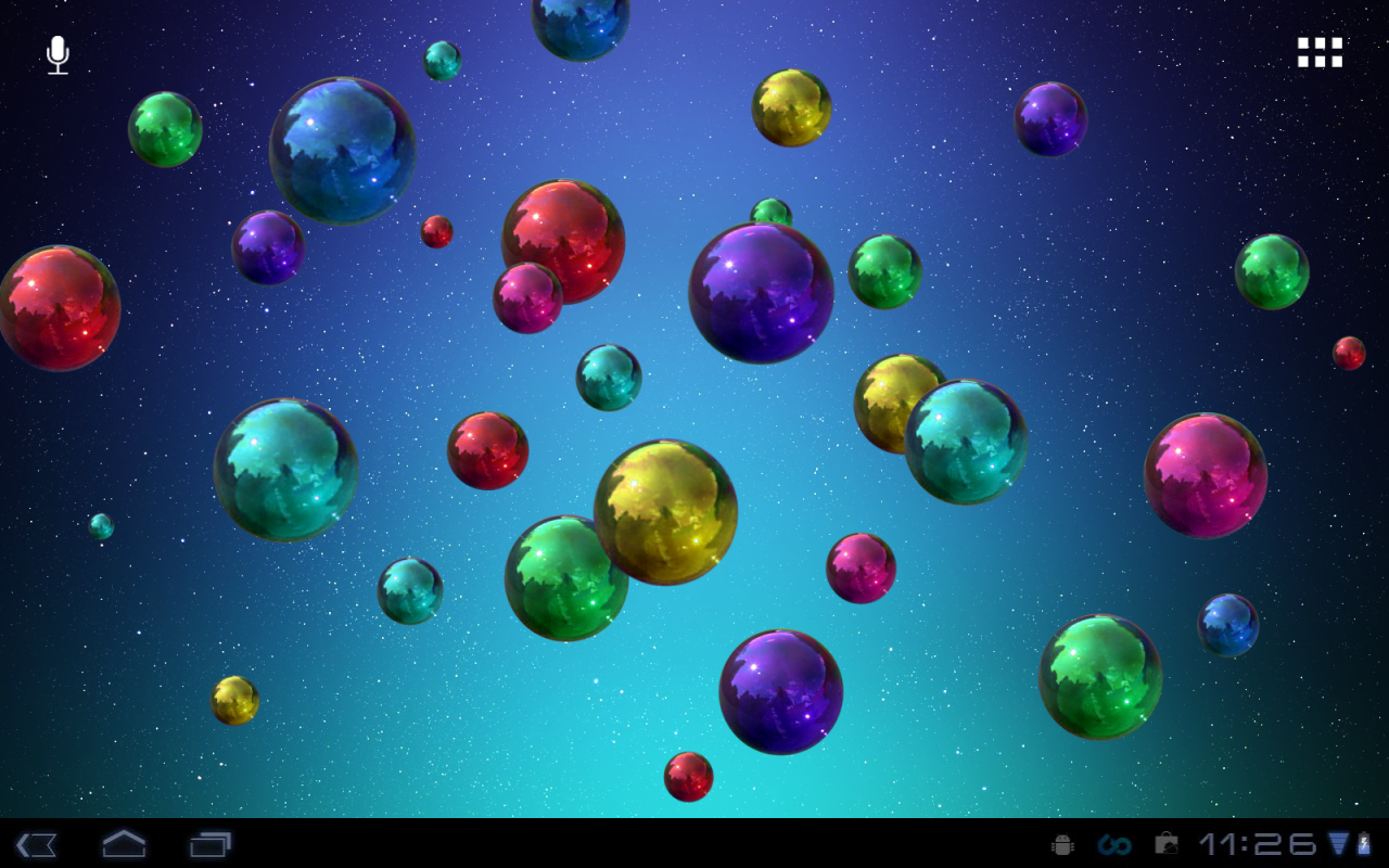 Space Bubbles Live Wallpaper Android Apps On Google Play