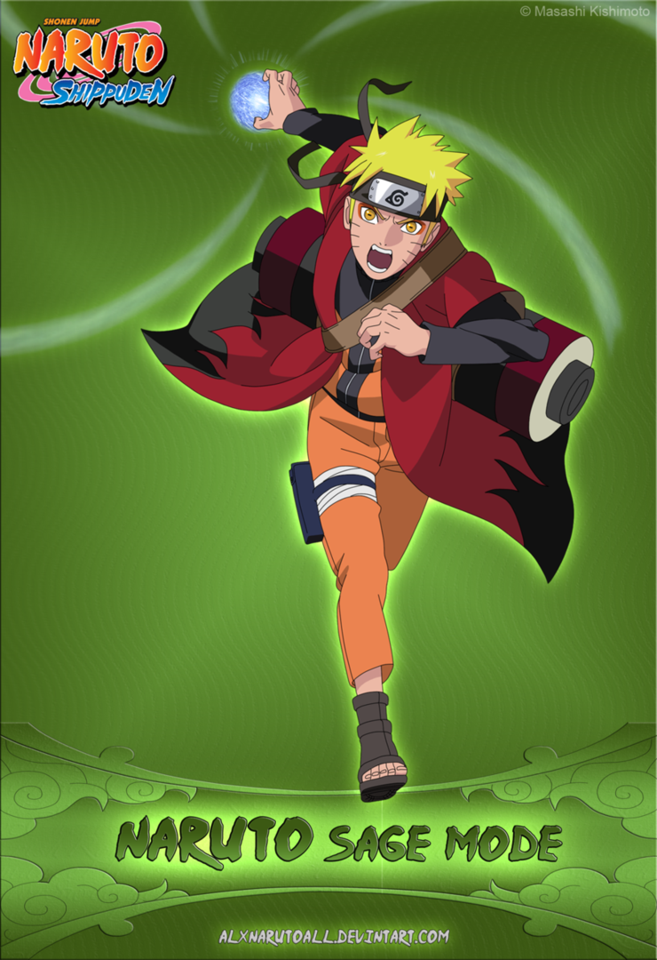 Naruto  Sage Mode  by alxnarutoall on
