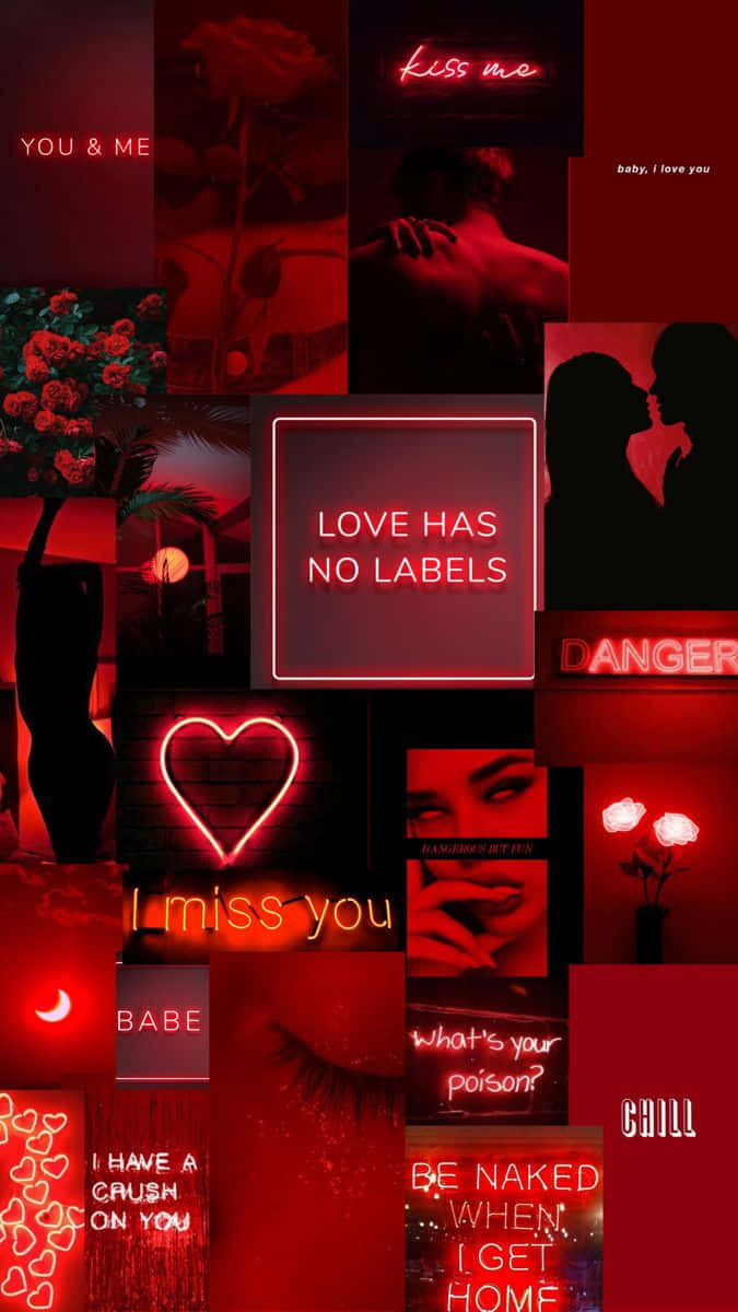 Red Cute Aesthetic Wallpaper