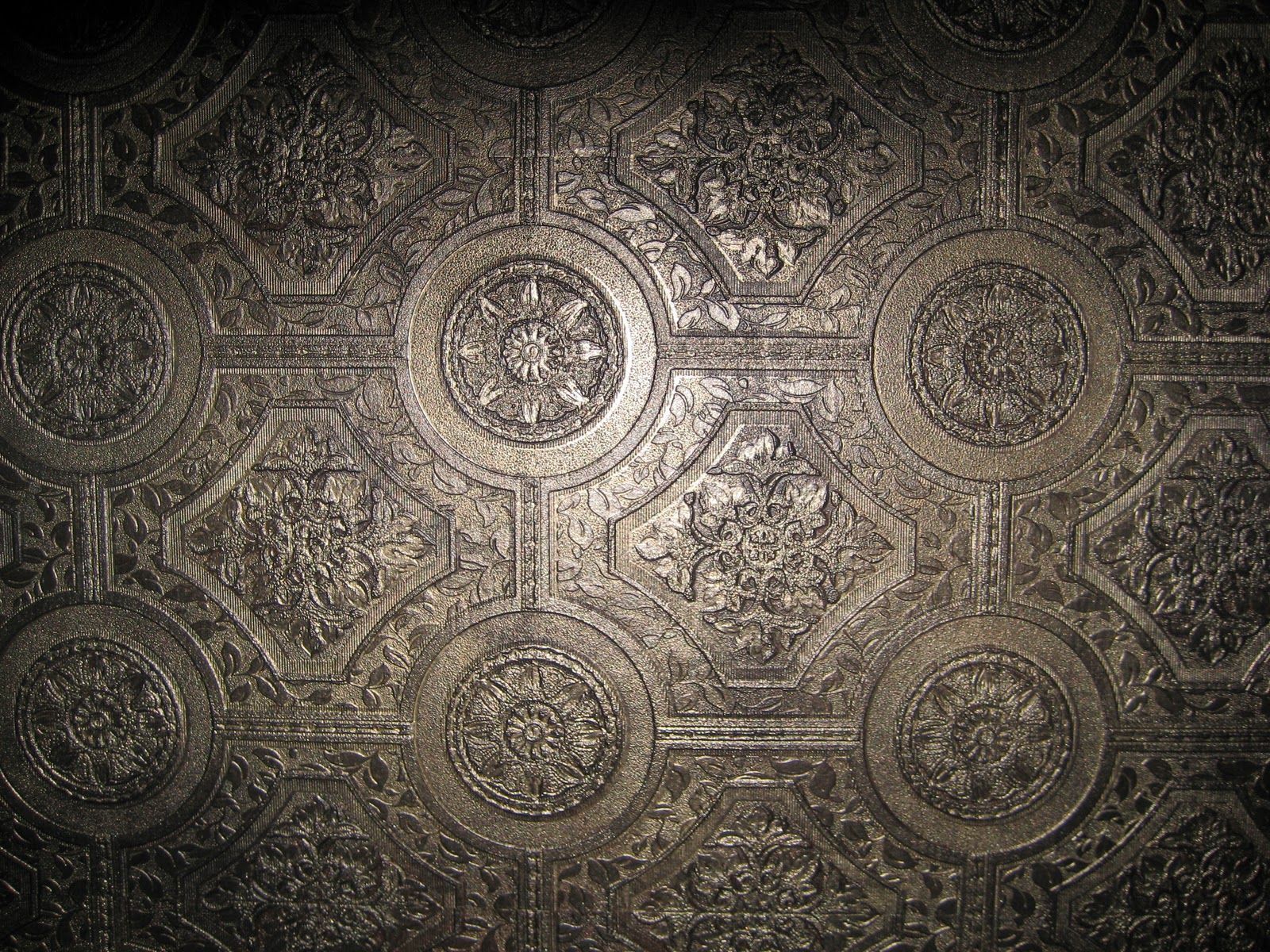 48 Tin Ceiling Look Wallpaper On Wallpapersafari
