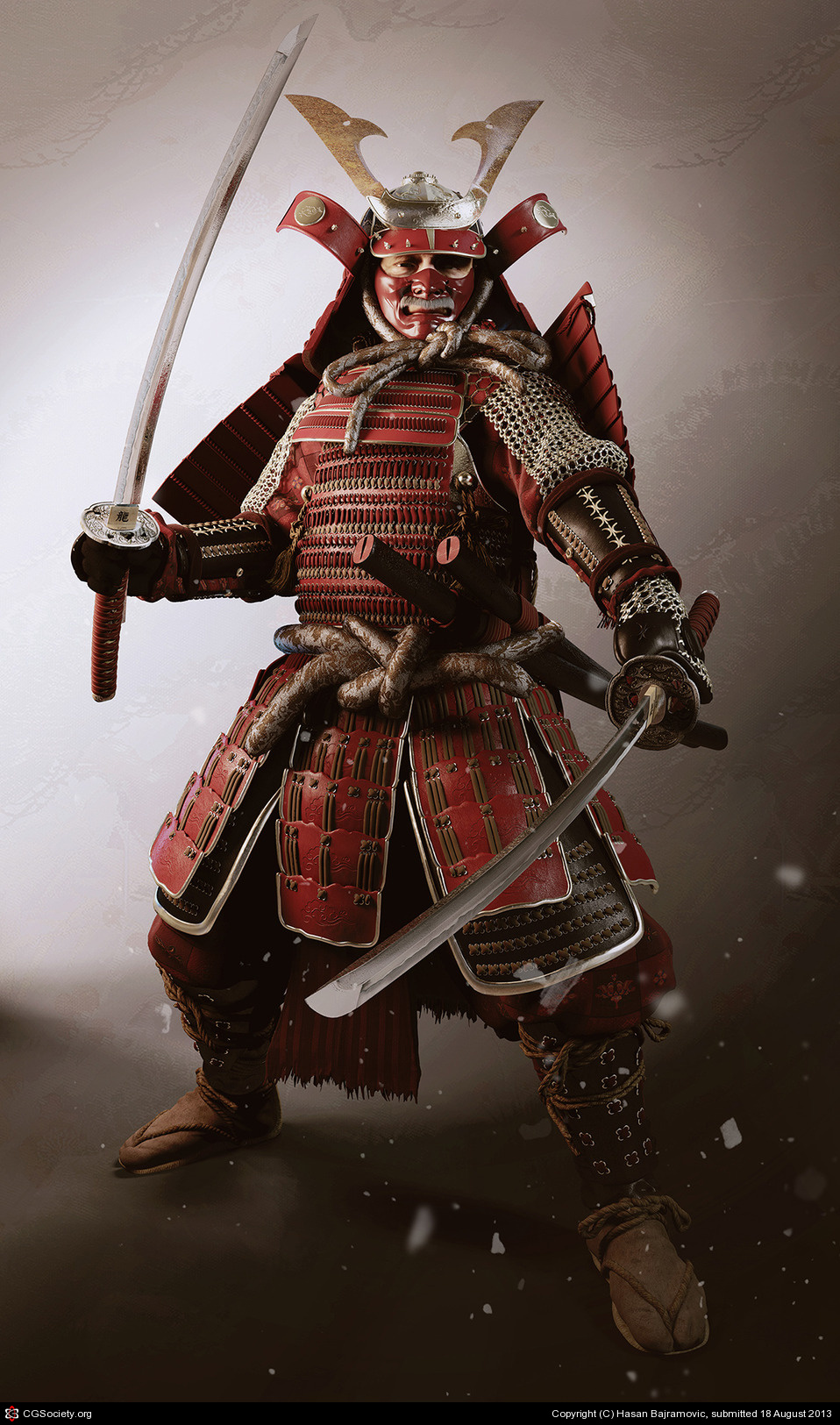 Samurai Warrior By Hasan Bajramovic 3d Cgsociety