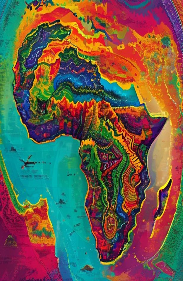 Africa Map Wallpaper