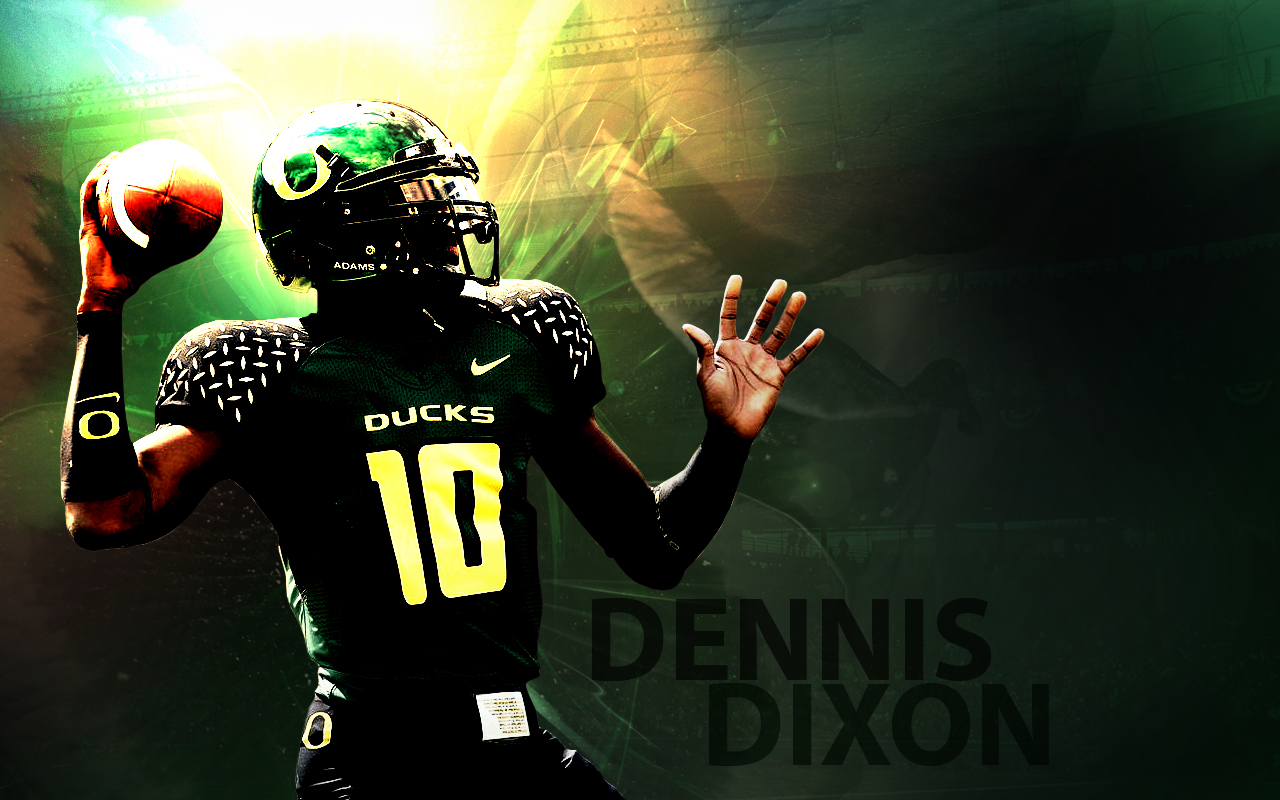 Oregon Ducks University Of Dennis Dixon Wallpaper