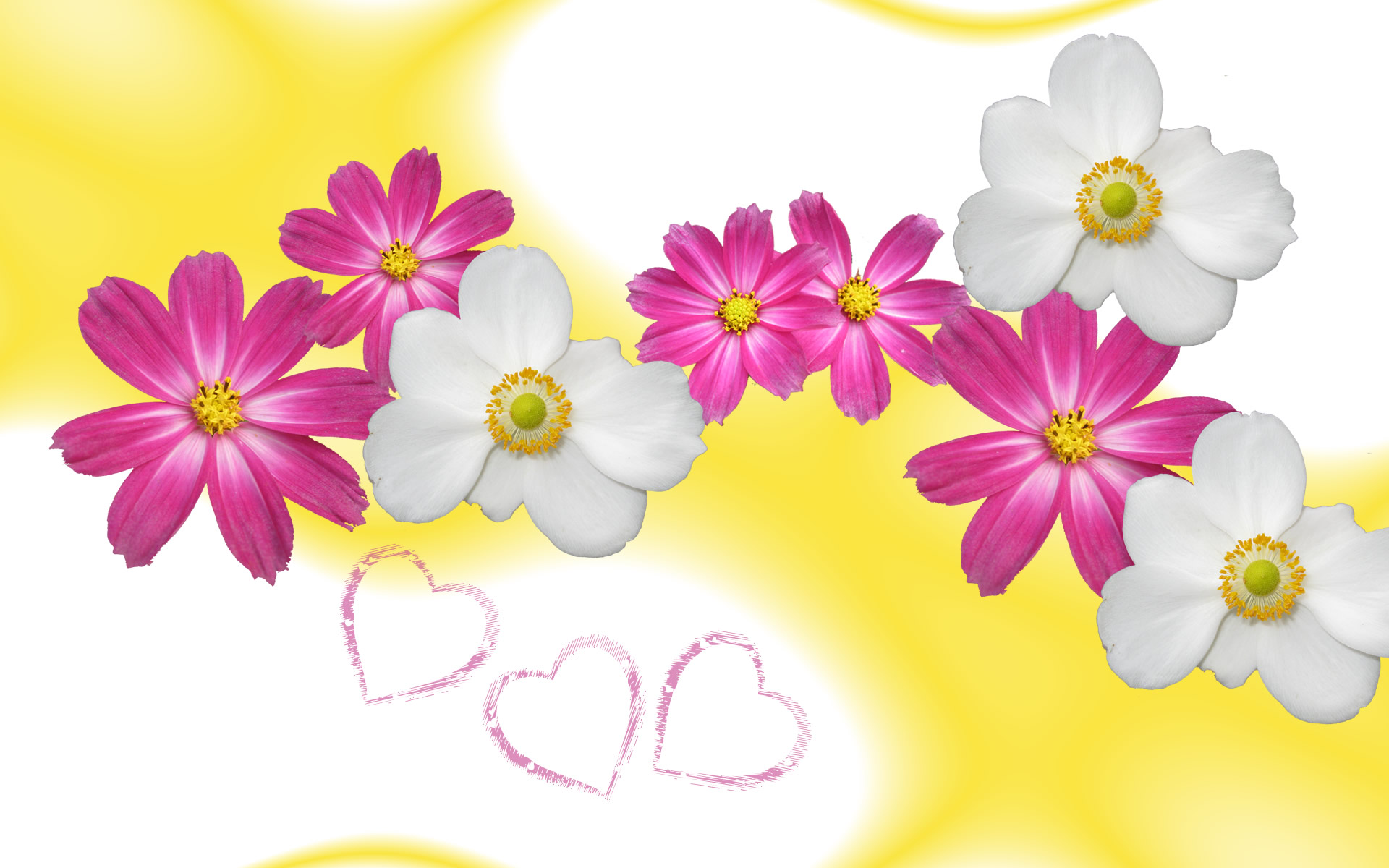 Free Holiday Desktop Wallpaper Of Flowers