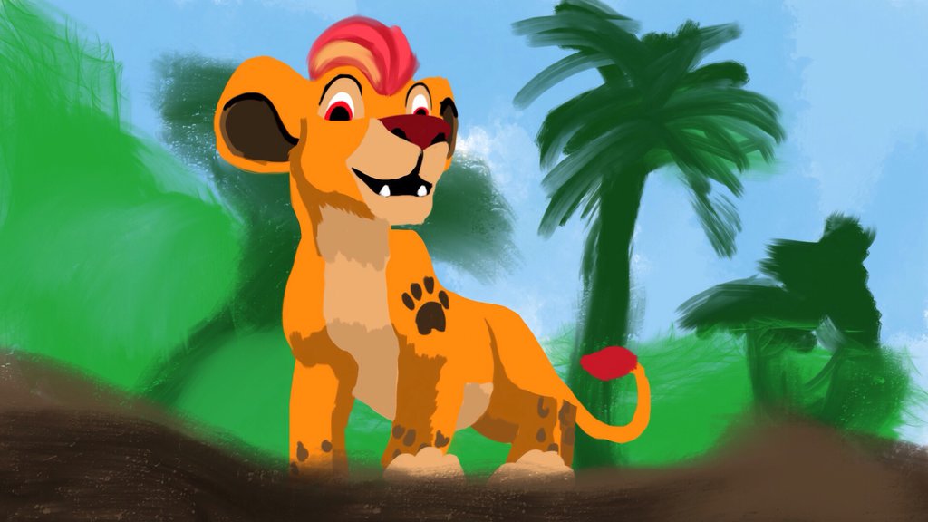 Lion Guard Painting By Samoht