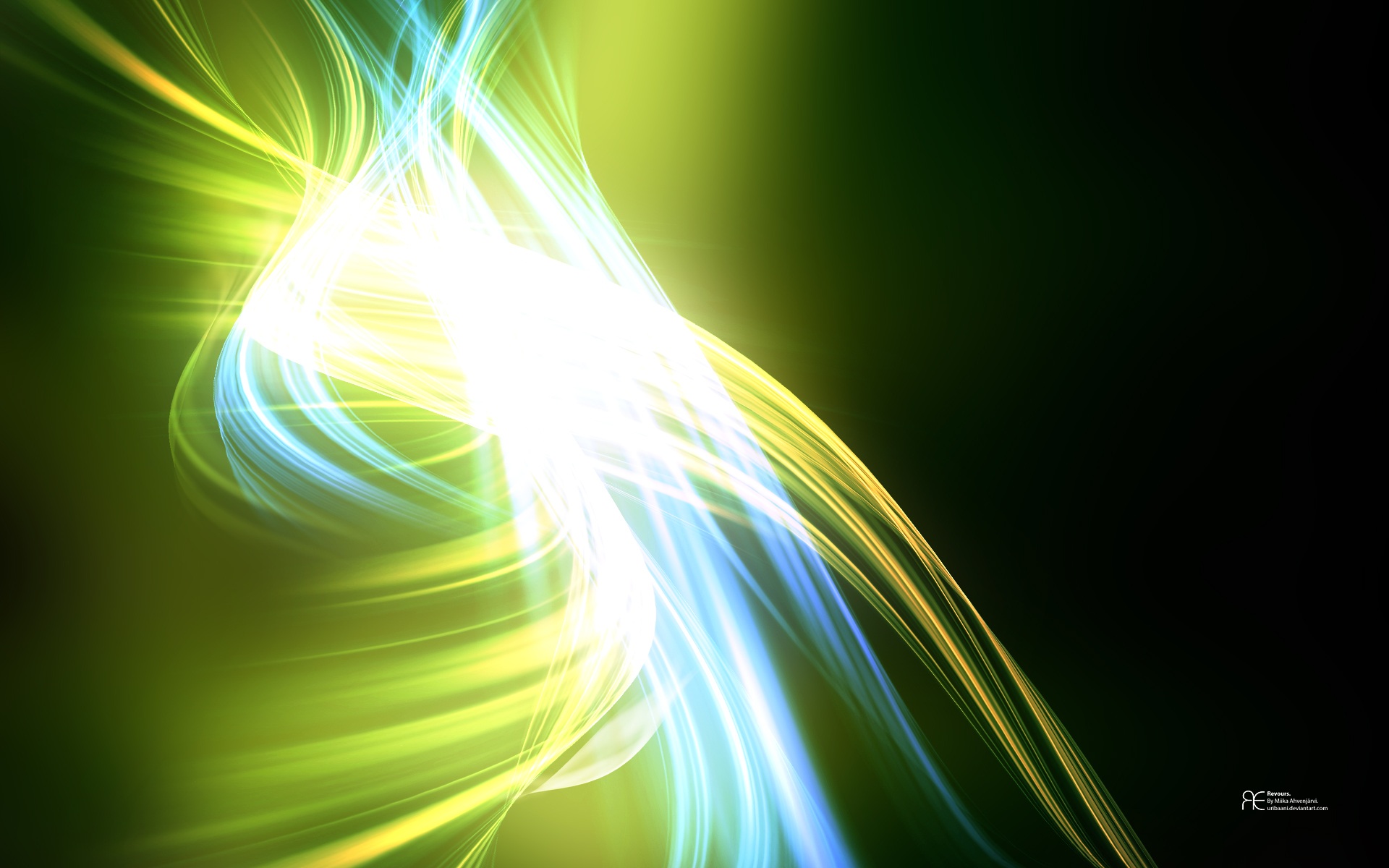 3d Green Abstract Wallpaper Pc Android iPhone And iPad