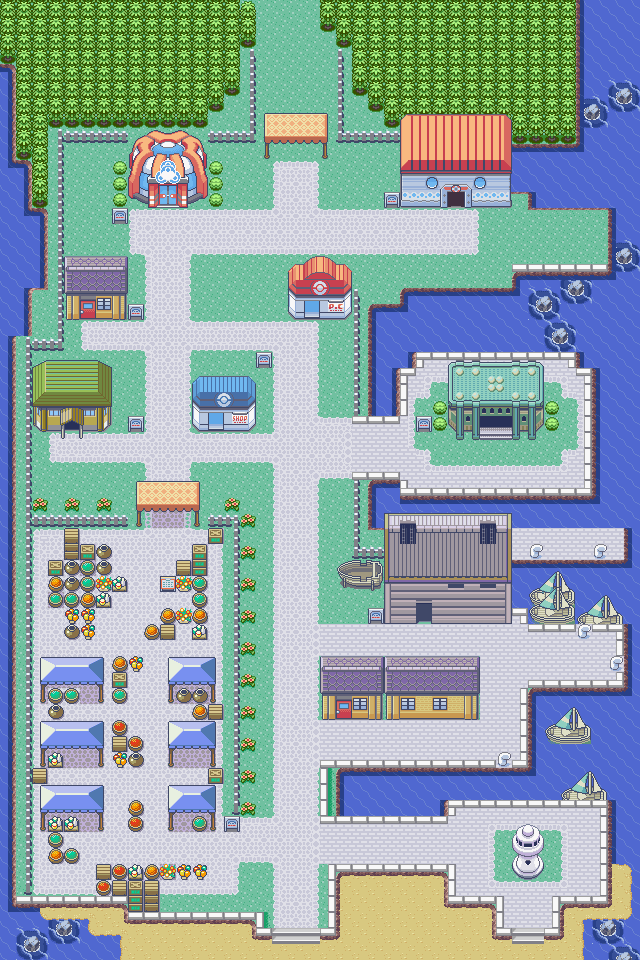Julymarte S Artbook Meteor Falls Slateport City Hoenn Region