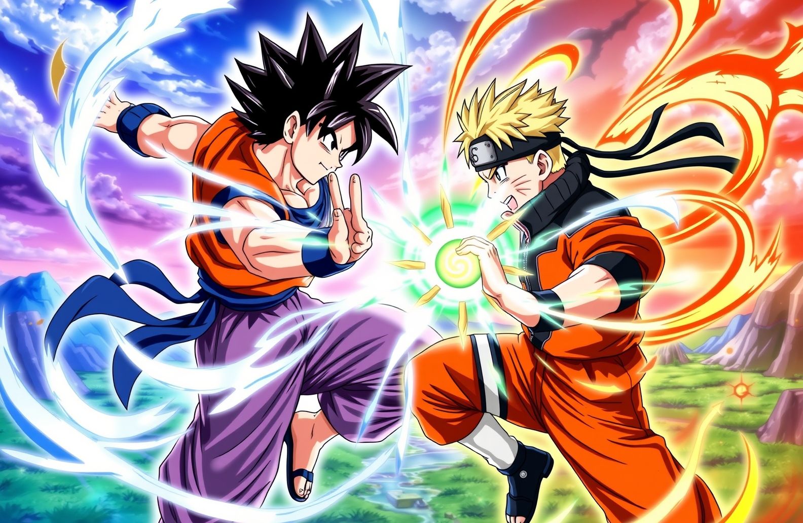 Goku And Naruto Wallpaper