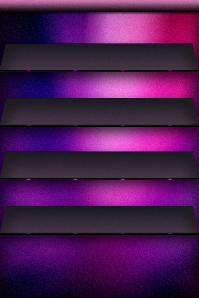 Purple Bookshelf iPhone Wallpaper Background