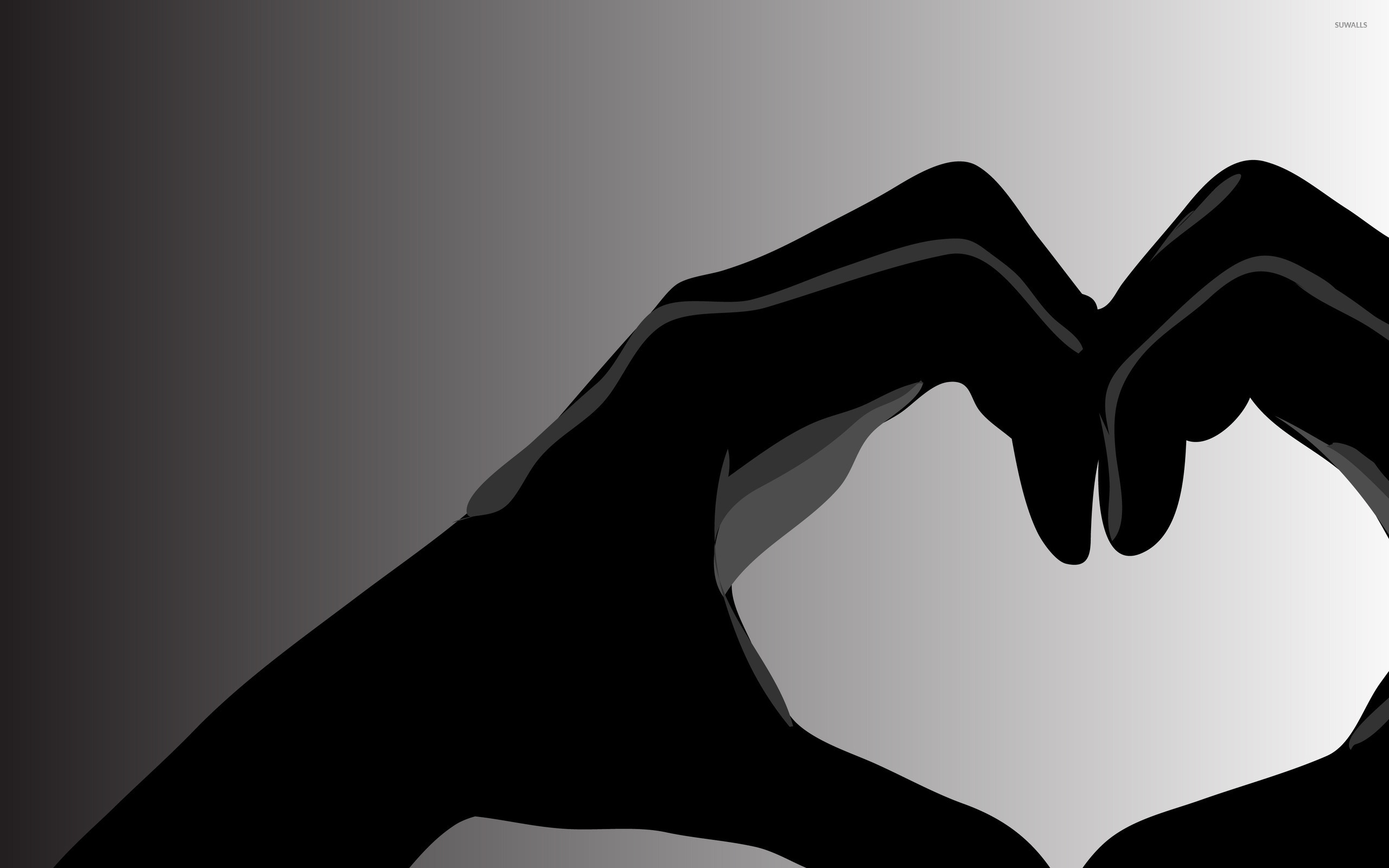 Black Love Wallpaper Vector