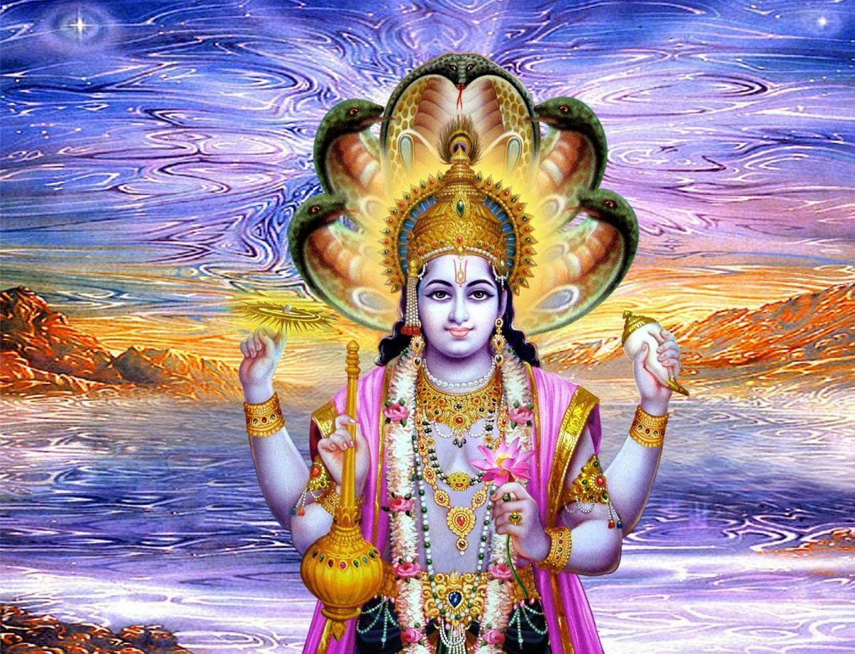 Vishnu Wallpaper Top