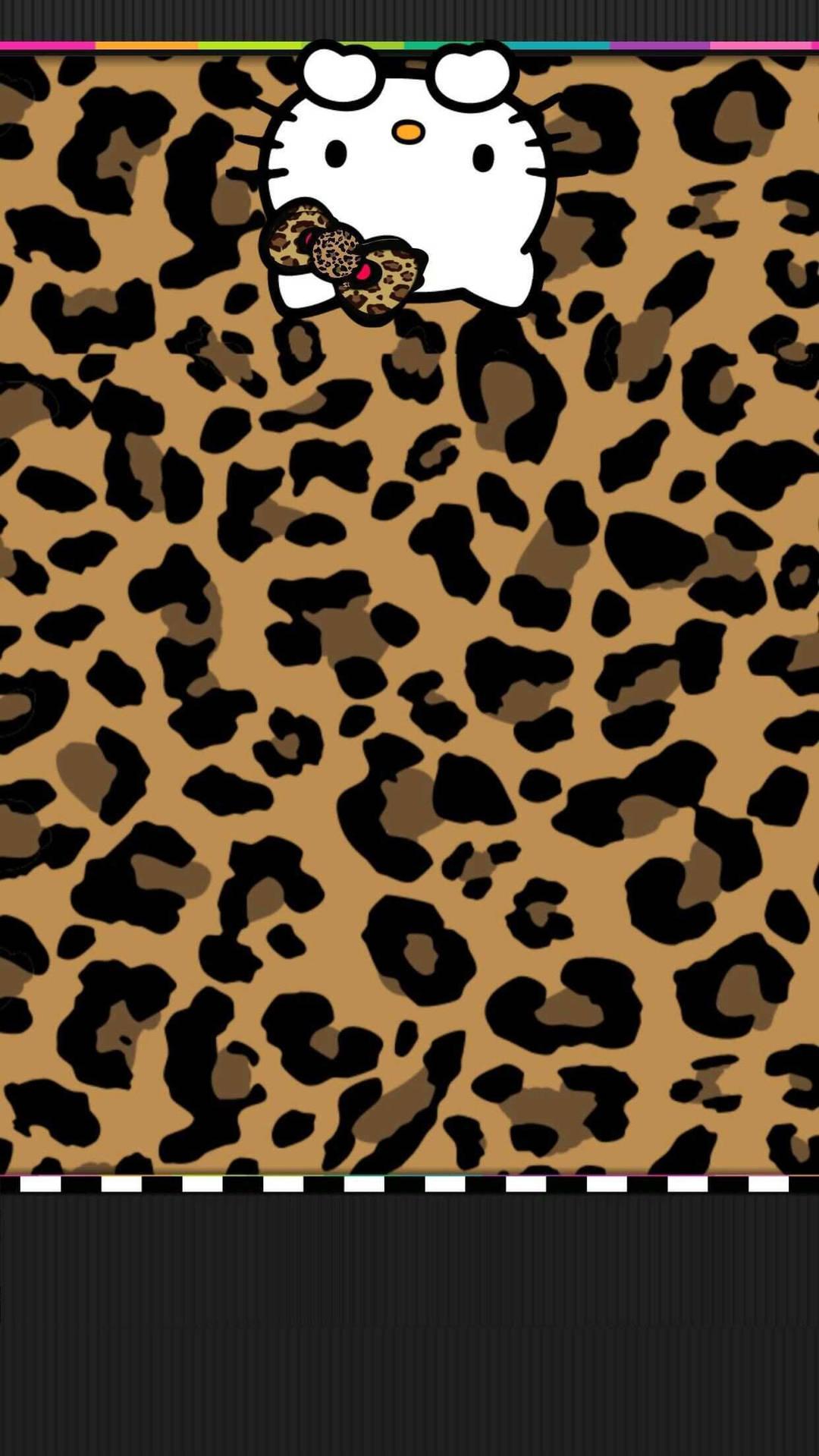 Stunning Close Up Of A Leopard Print Pattern Wallpaper