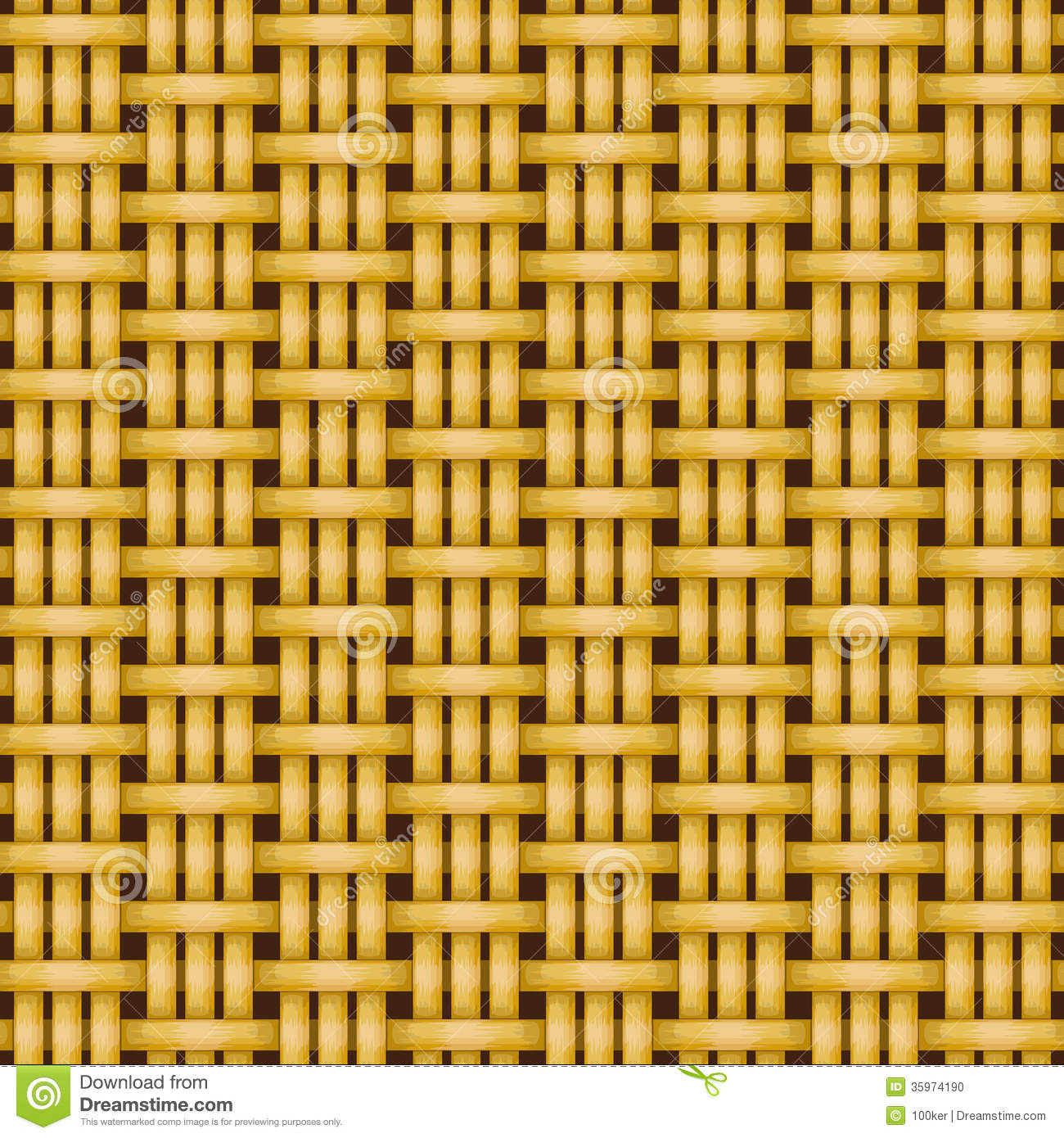 Wicker Basket Weaving Pattern Seamless Texture Background