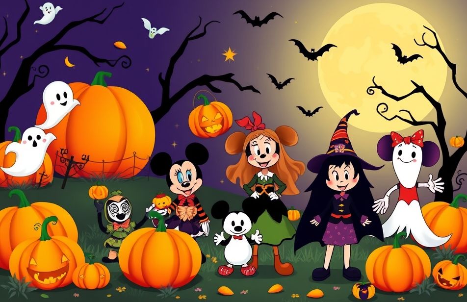 Disney Halloween Wallpaper Background