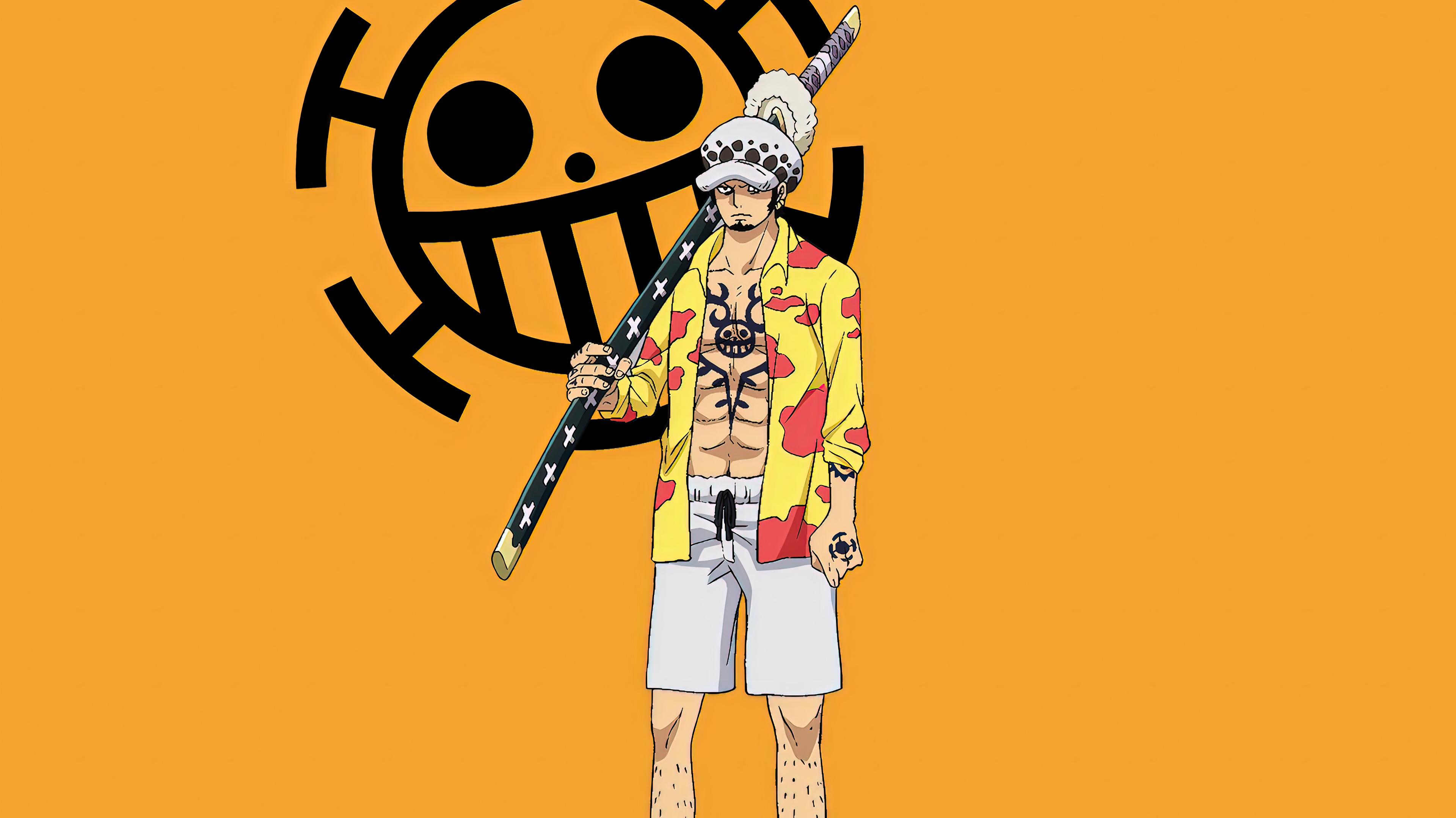 Trafalgar Law One Piece Red 4k Wallpaper iPhone HD Phone 9541h