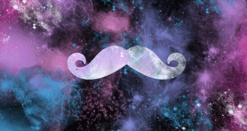 Galaxy Mustache And
