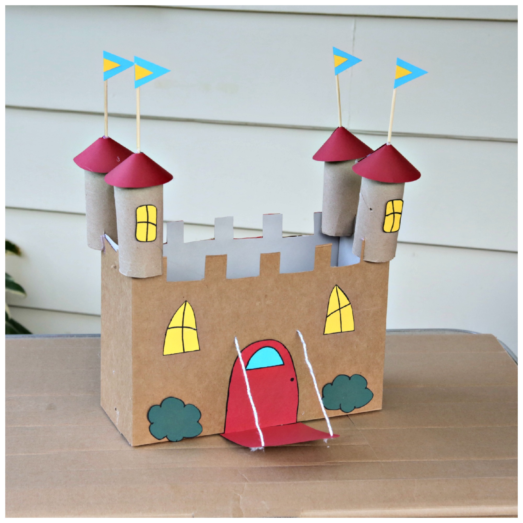 How To Make A Castle For Your Kids Using Recycled Cardboard HD Walls