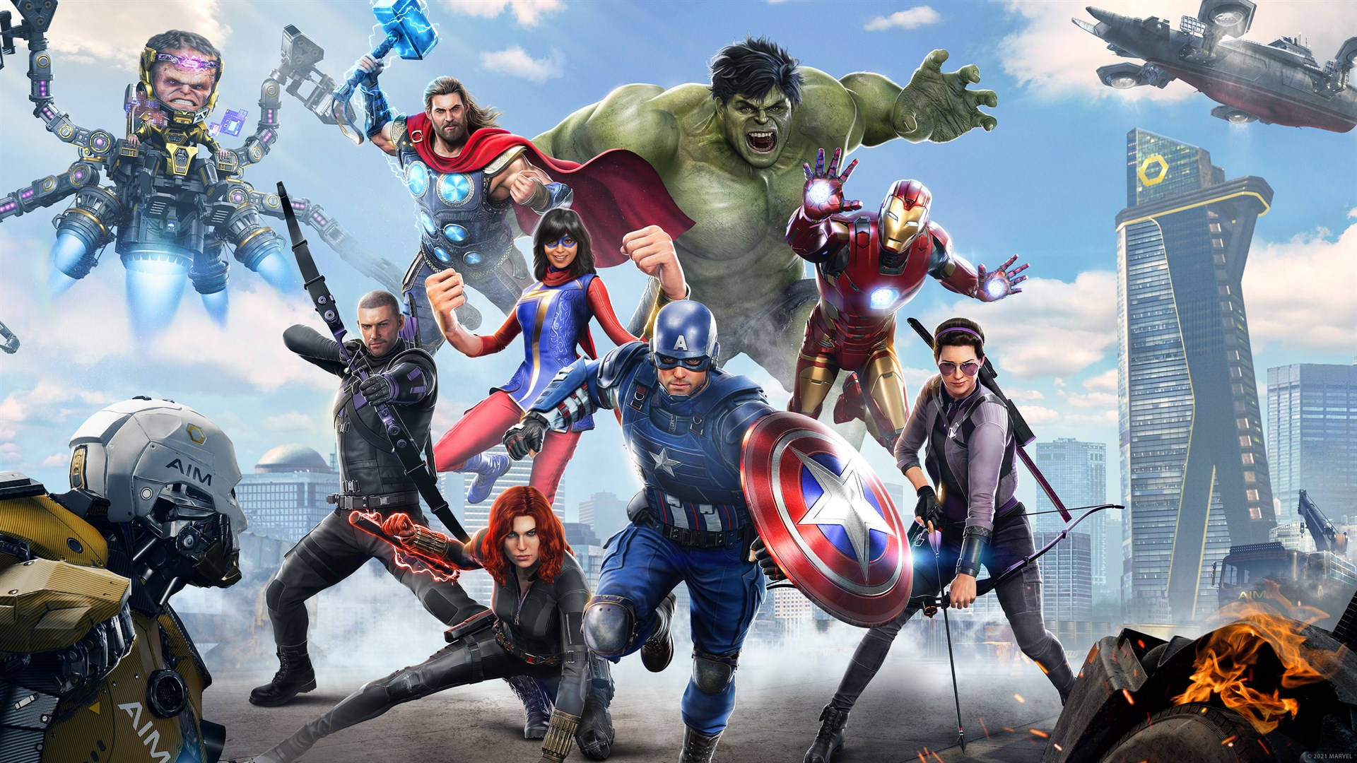 Enjoy The Amazing Marvel World On Xbox Wallpaper