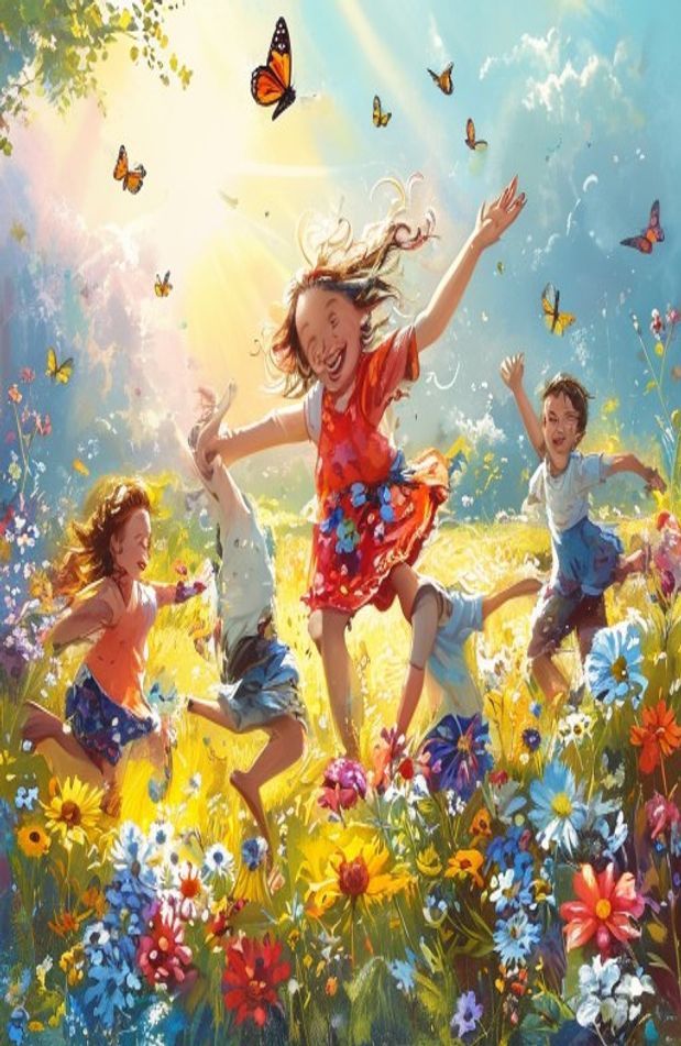 Barefoot Kids Wallpaper
