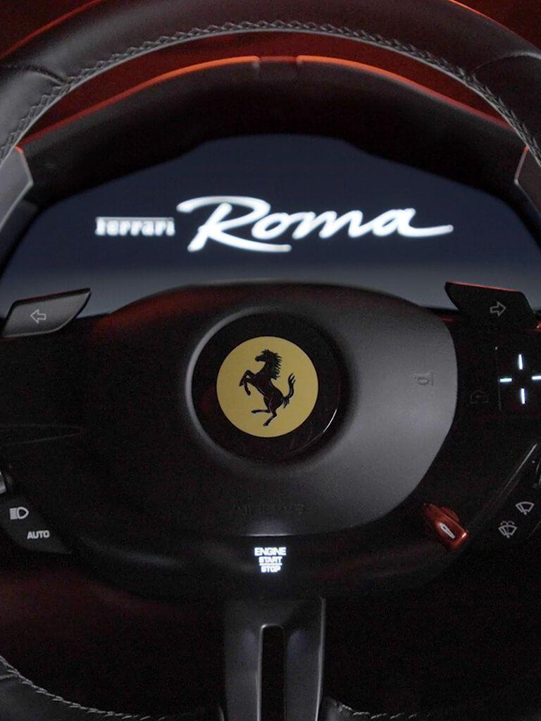 Ferrari Roma Steering Wheel Guide And Characteristics