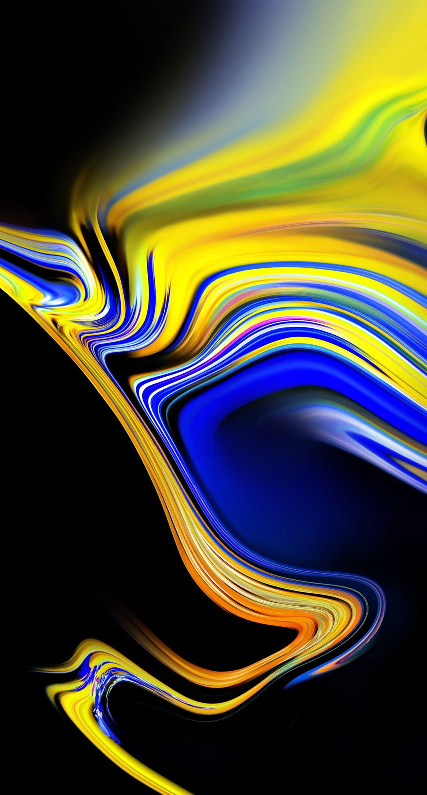 Colourful Fluid Ink Colorful Texture For iPhone And Desktop