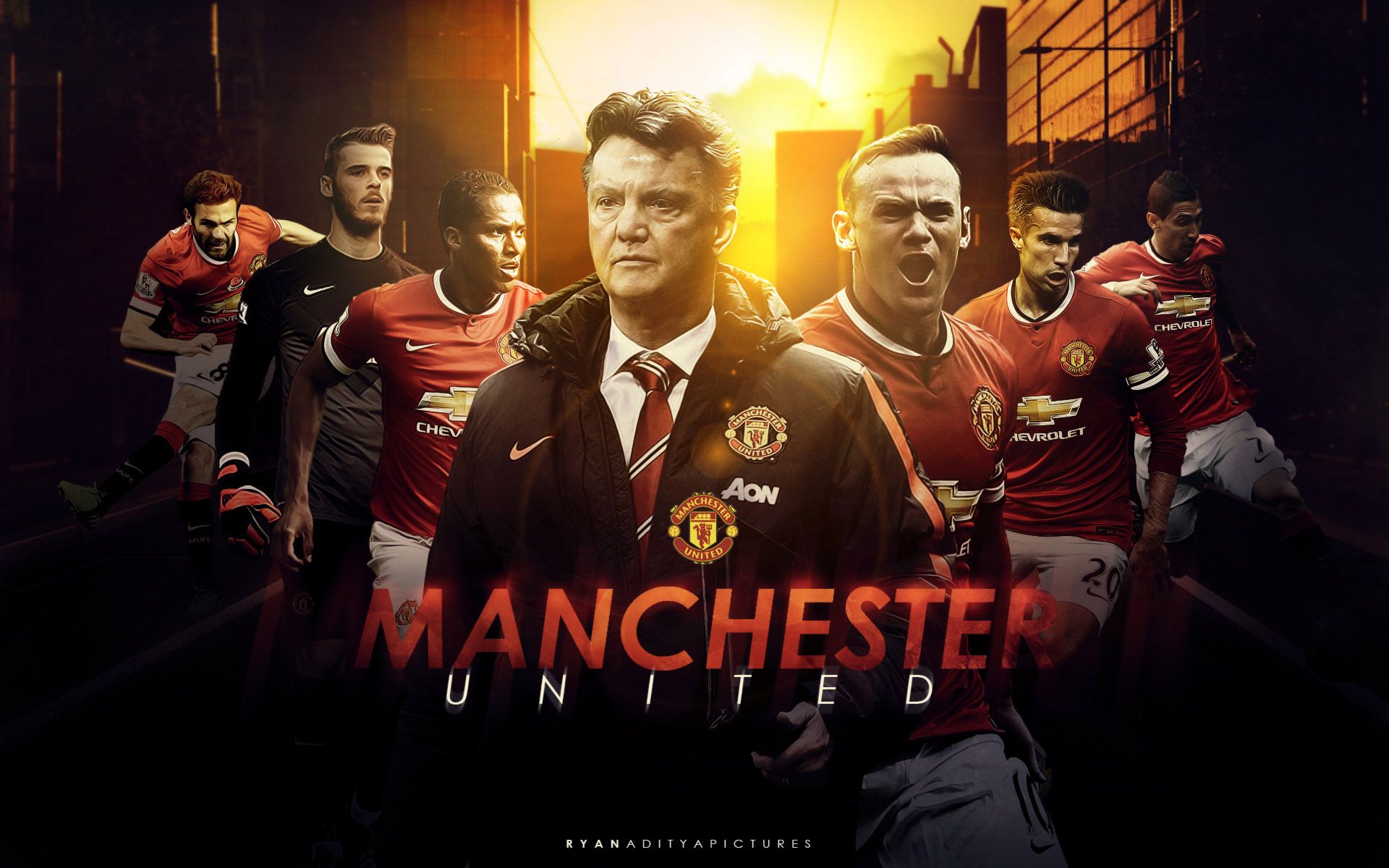 Manchester United Logo Wallpaper HD