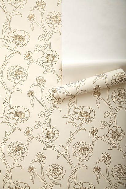 Inked Peonies Wallpaper This One Too Wow Go Gorgeous