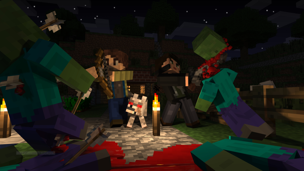 Supernatural Minecraft Wallpaper  Lets Fight by 23xiggyMs on