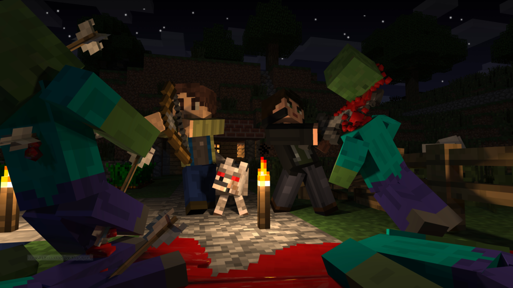 Supernatural Minecraft Wallpaper Let S Fight By 23xiggyms On