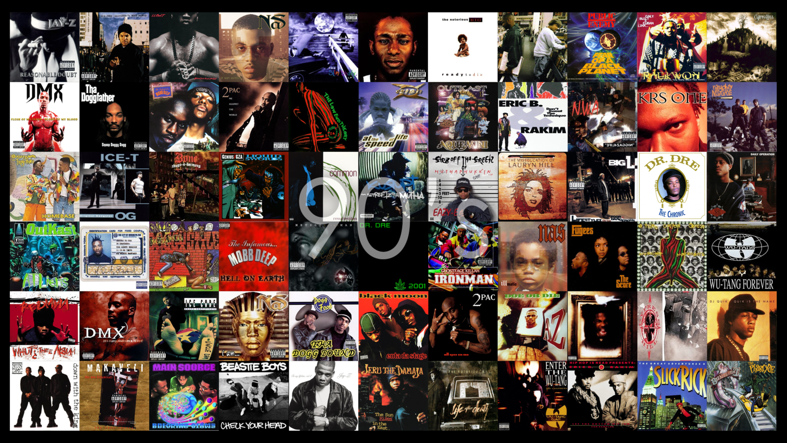 S Hip Hop Album Covers 1080p By Samp127