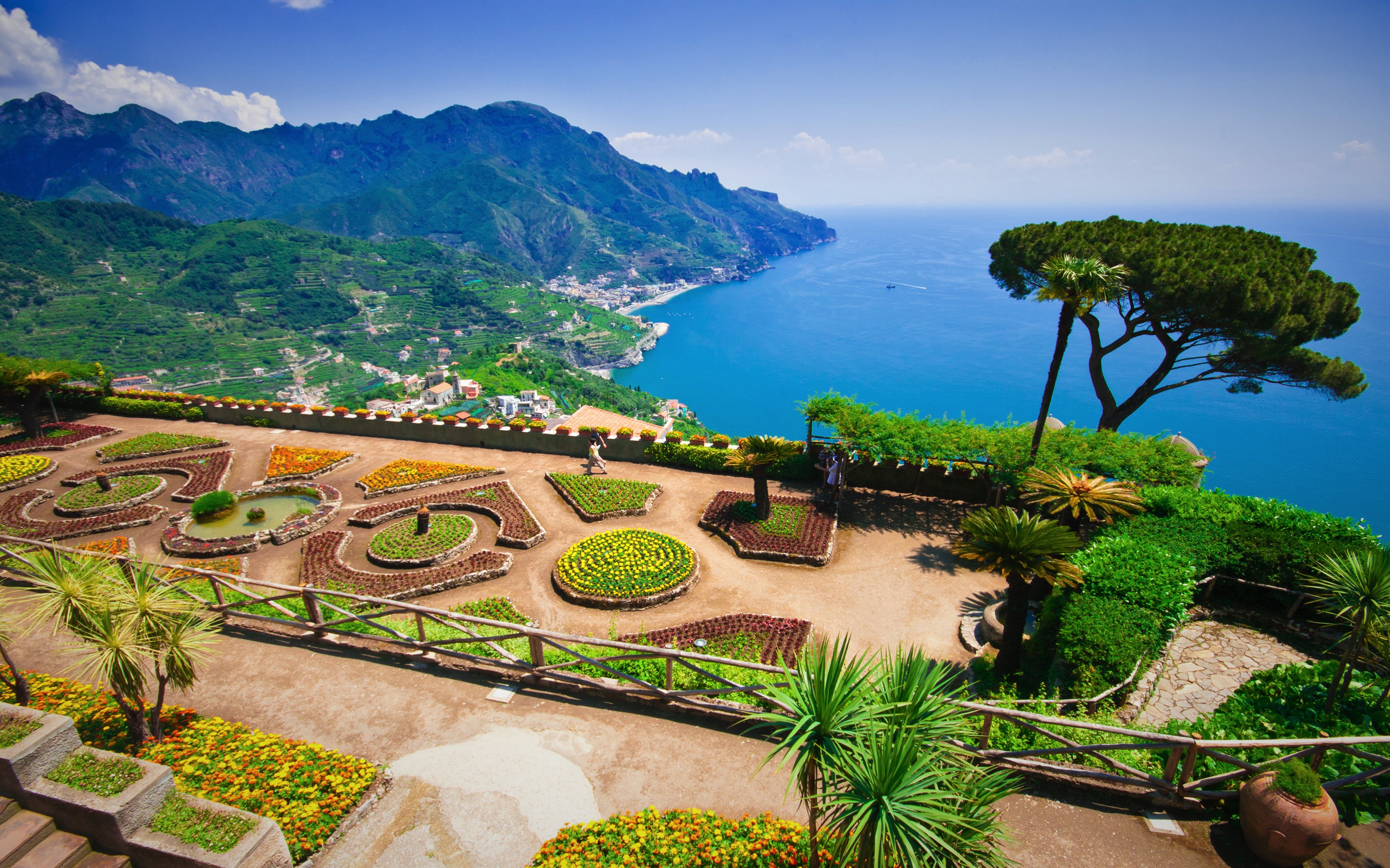 Of Amalfi Coast From Ravello Italy 4k Ultra HD Wallpaper