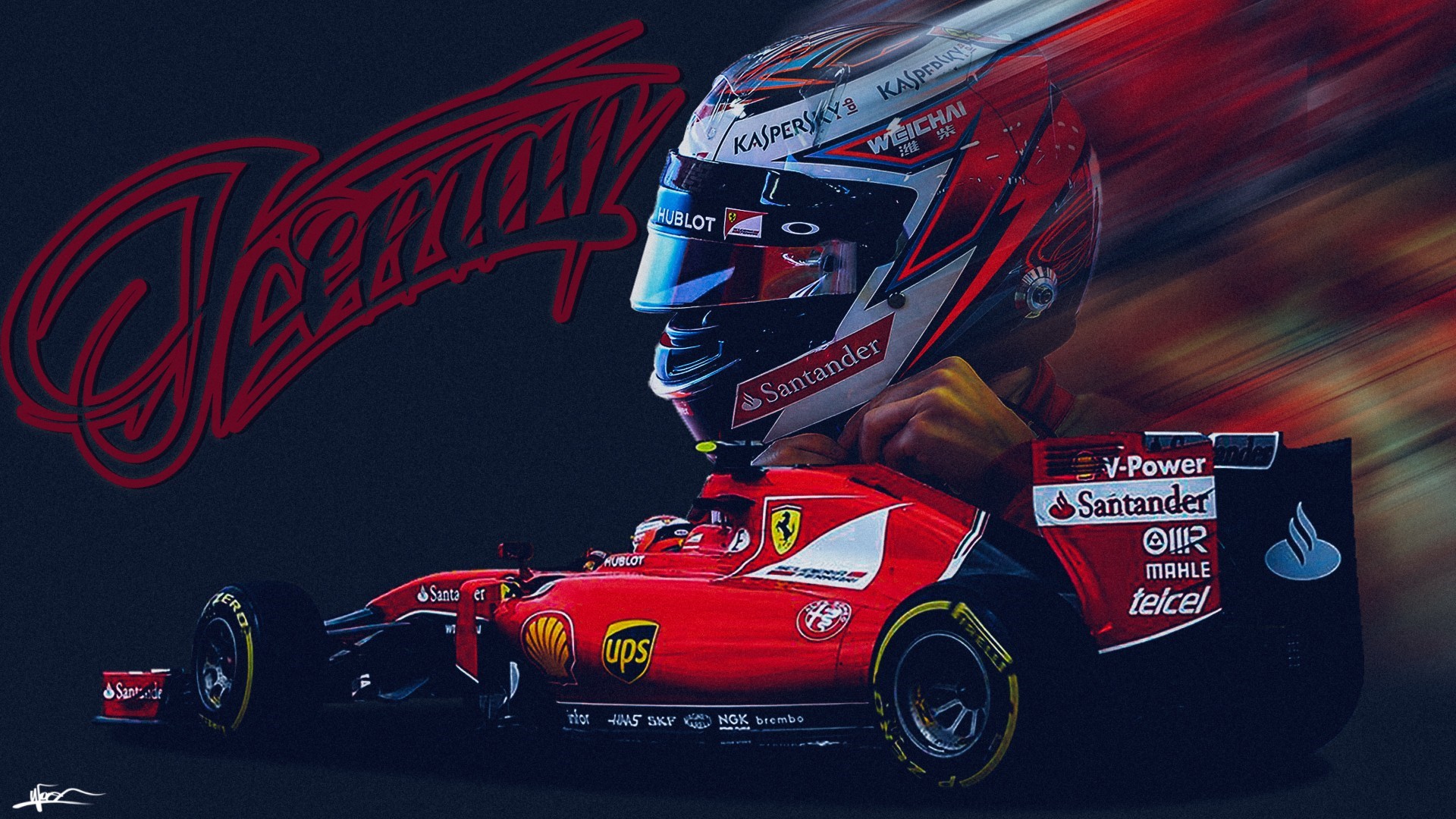 Kimi Raikkonen Ferrari Scuderia