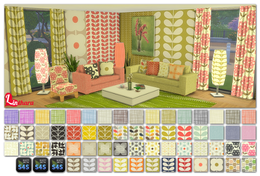 Room Curtains Pillows And More Recolors Sims Custom Content