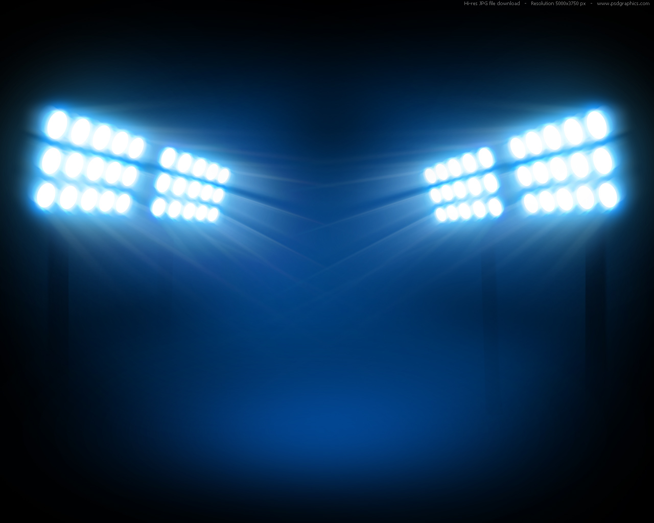 Stadium Floodlights Background Psdgraphics