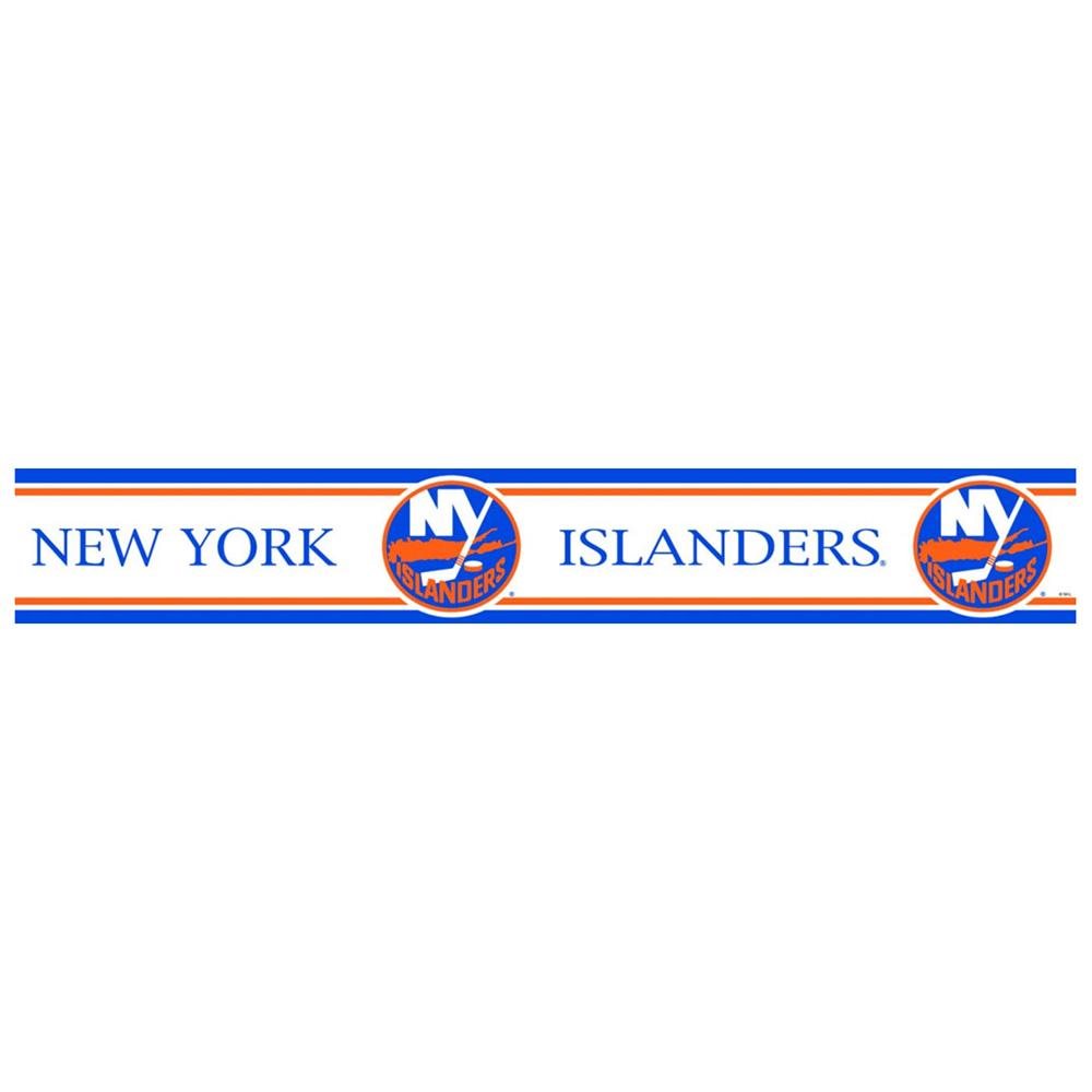 York Islanders Logo Prepasted Wall Border Hockey Accent Sports Decor