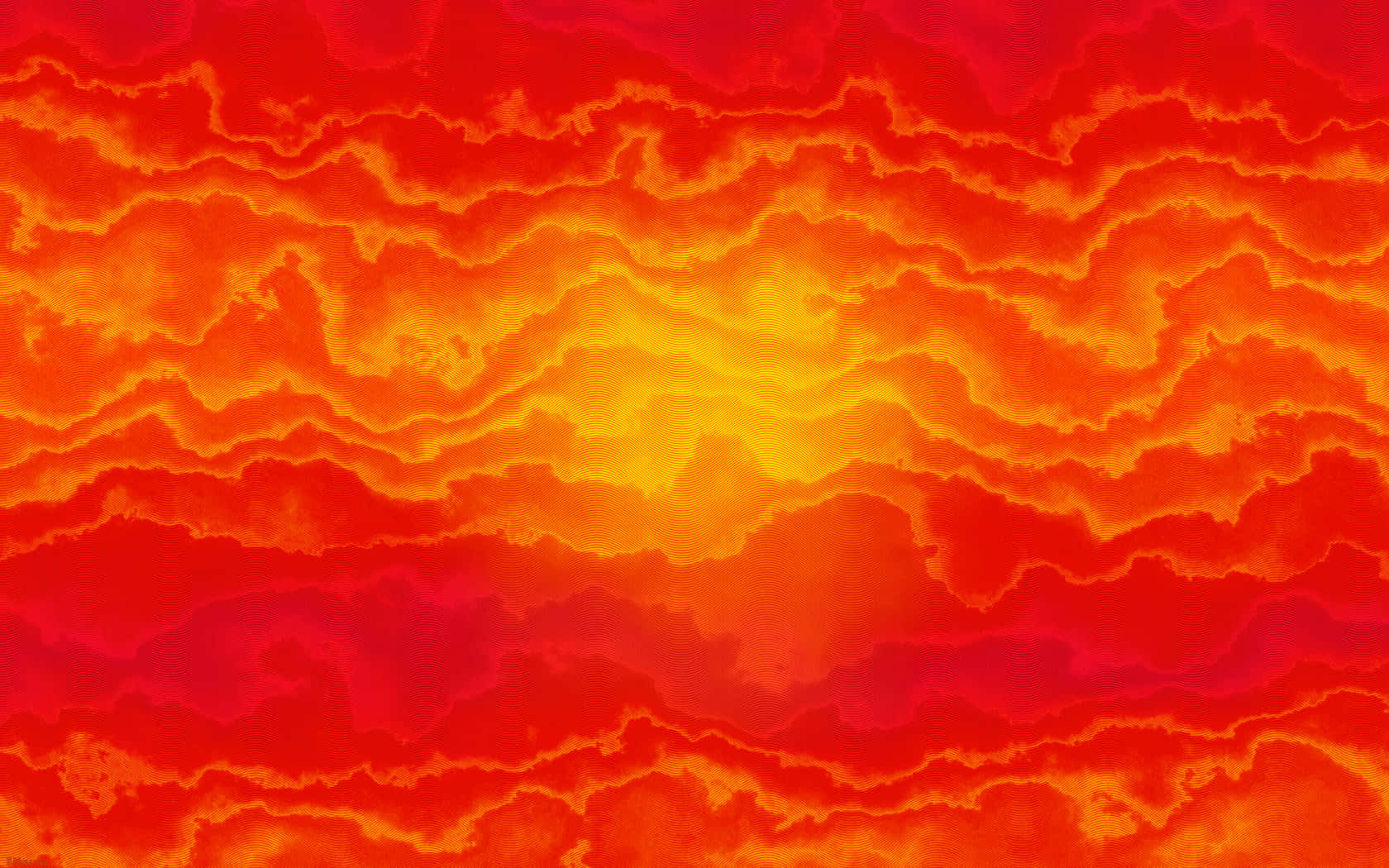 A Red And Orange Background With Sun Wallpaper