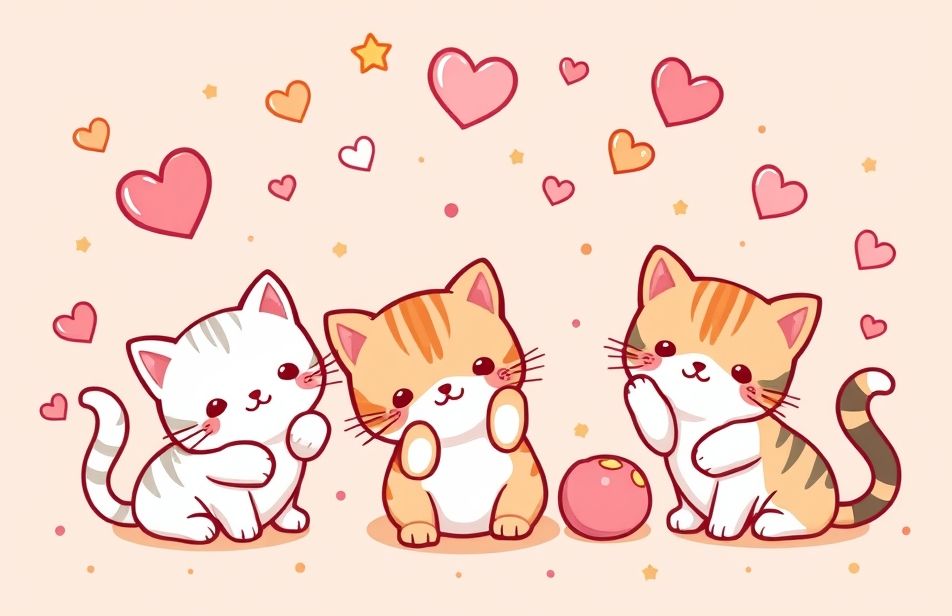 Kawaii Cat Wallpaper