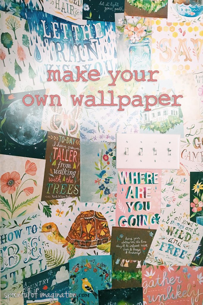 How to Make Your Own Wallpaper   Spoonful of Imagination
