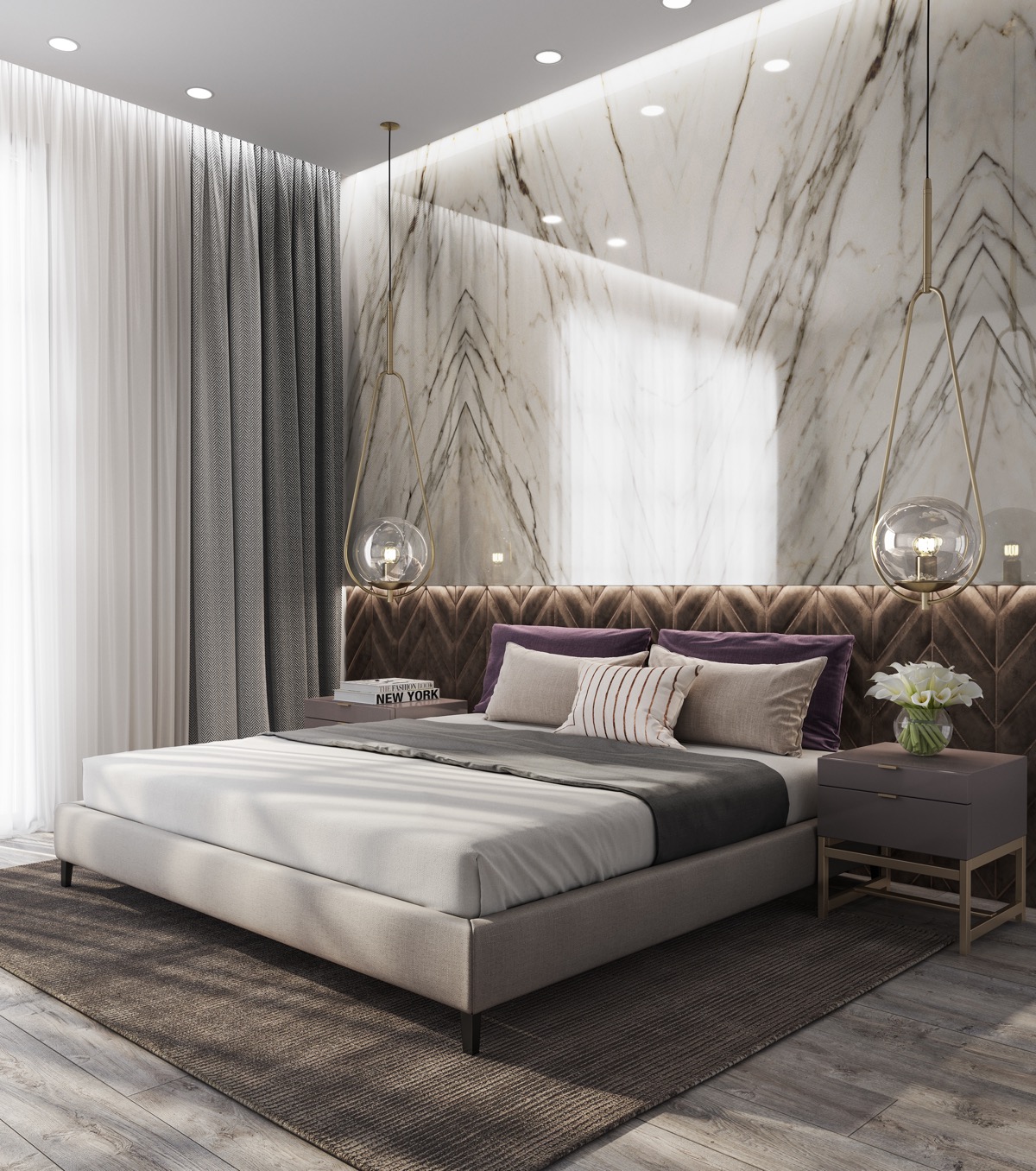 Luxury Modern Bedroom Wallpaper