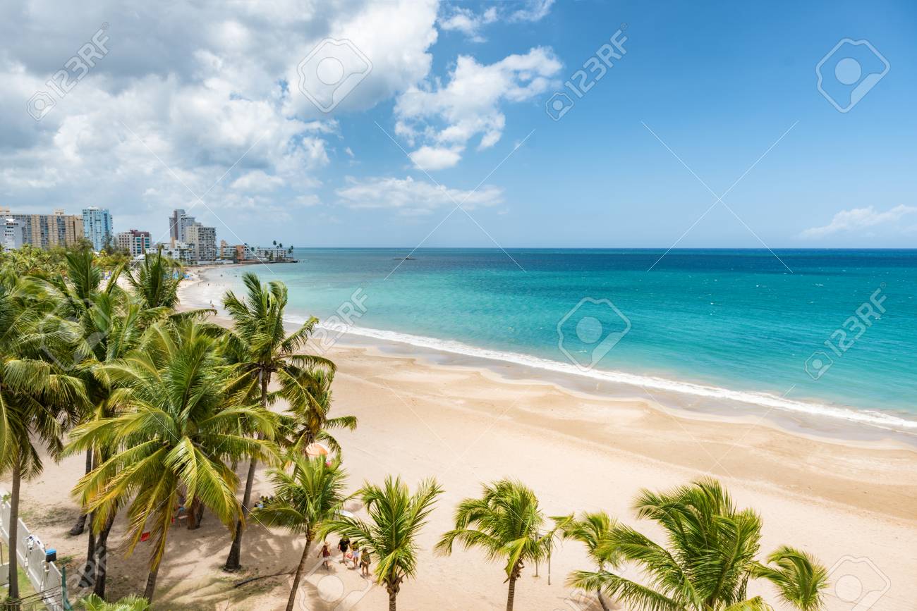 Beach Travel Caribbean Vacation Landscape Of Puerto Rico