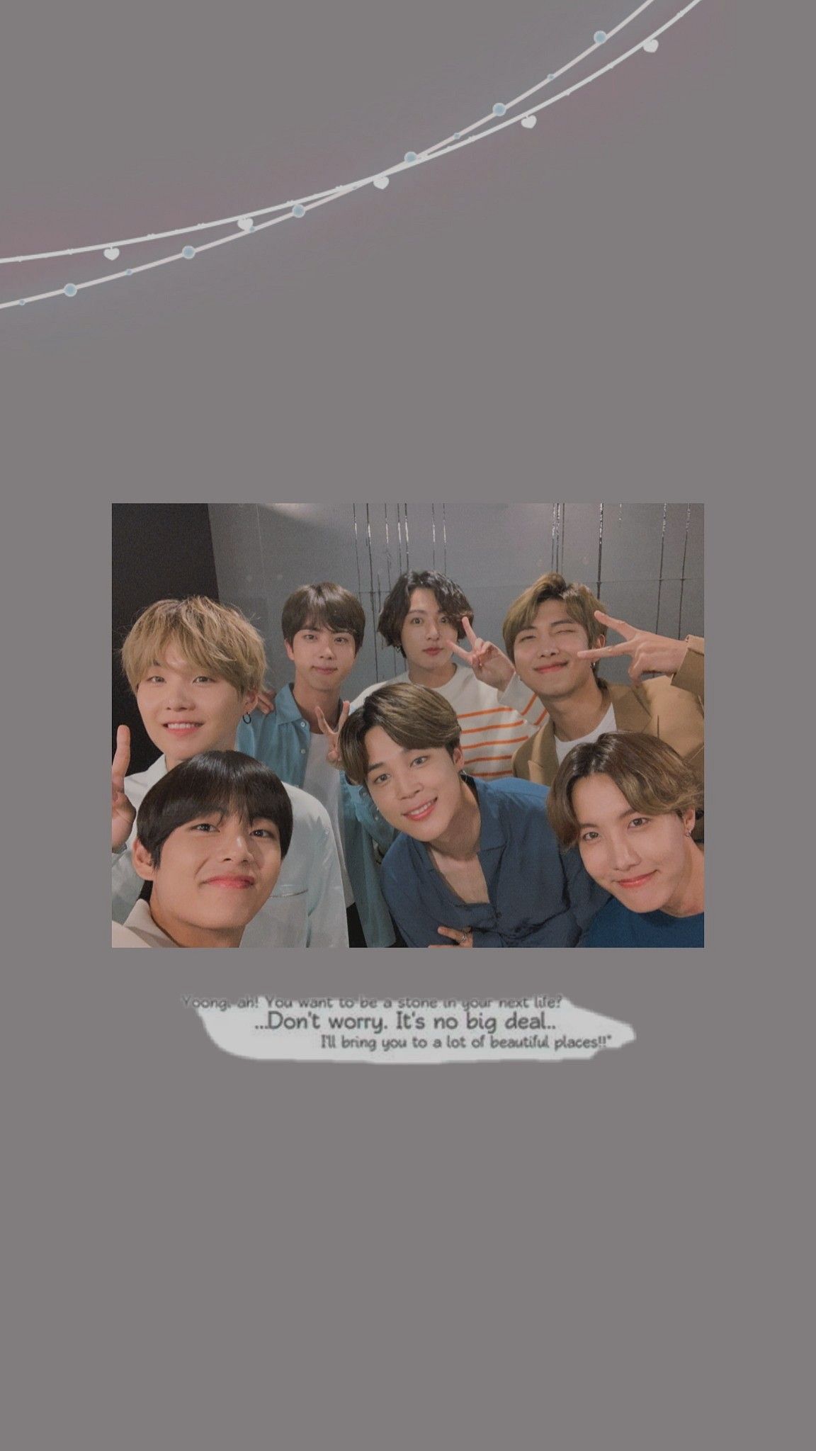 Bts Simple Lockscreen Wallpaper