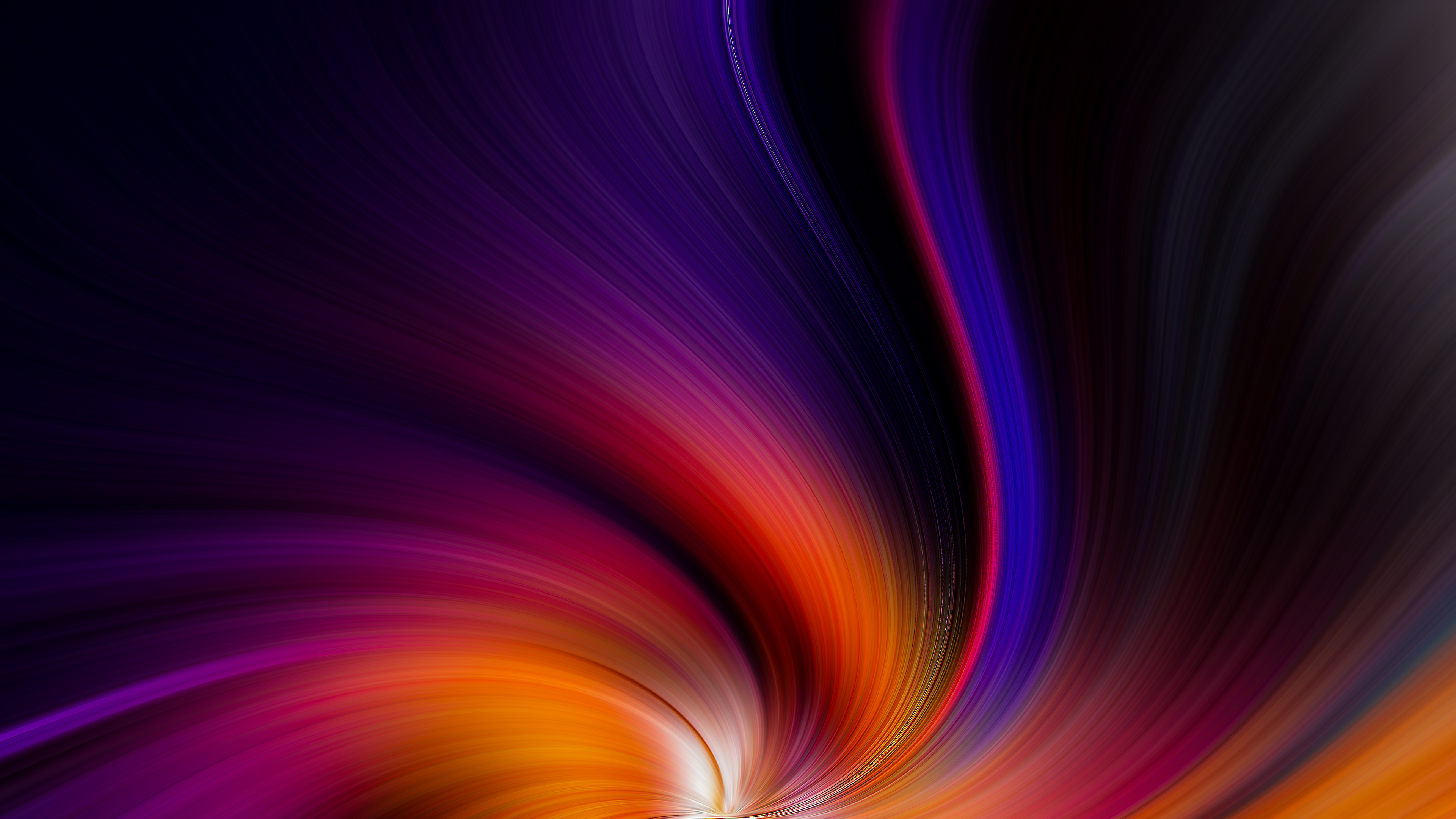 Colorful Abstract Swirl 4k HD Wallpaper Image