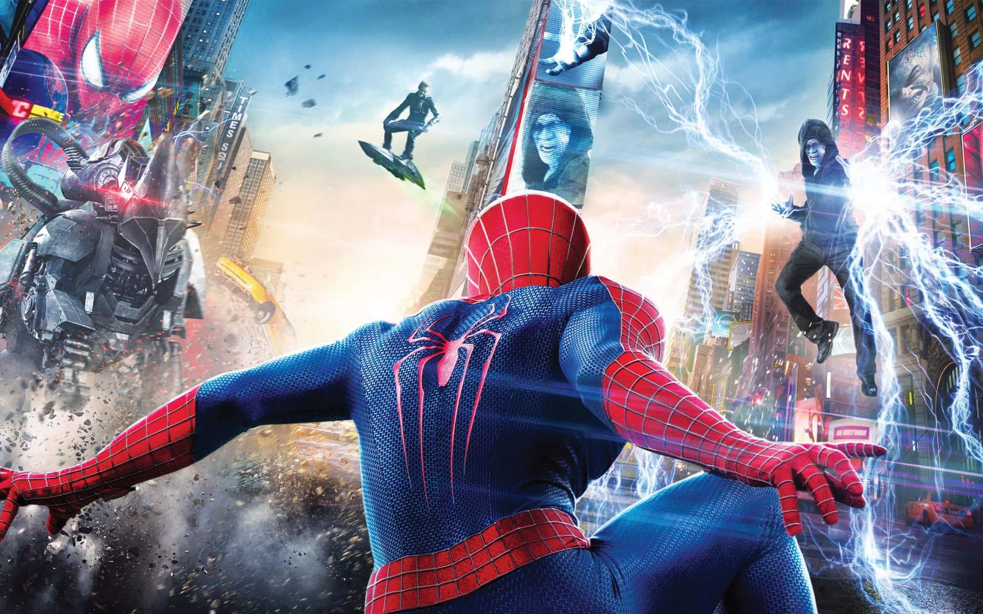 Super Villains Vs Spider Man Puter Wallpaper