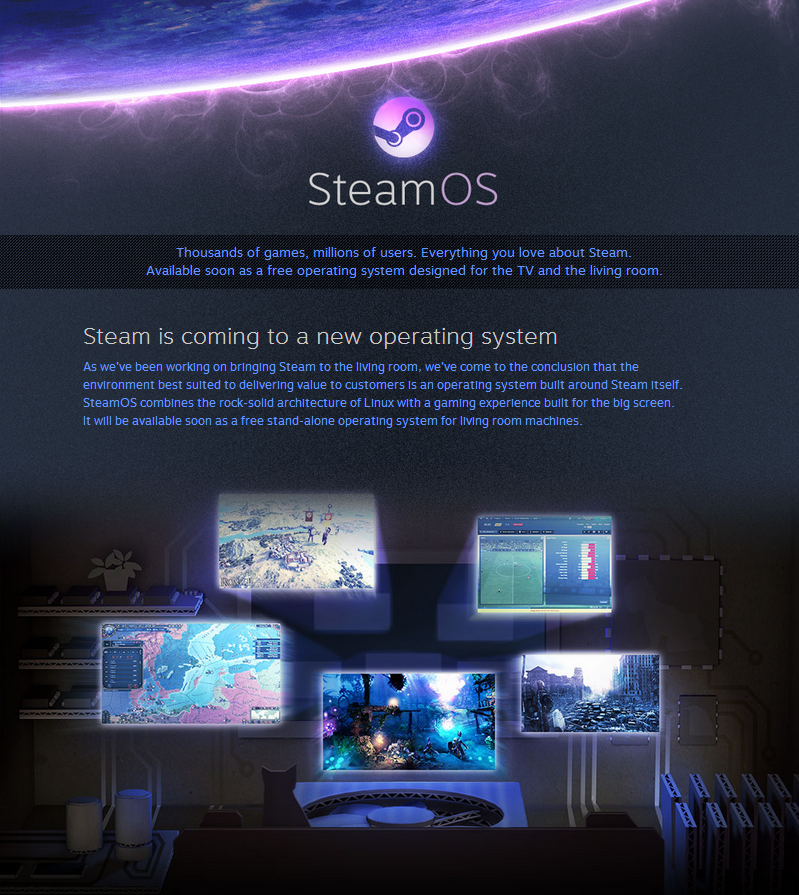 Steam Os Background Meet Valve S Windows Alternative