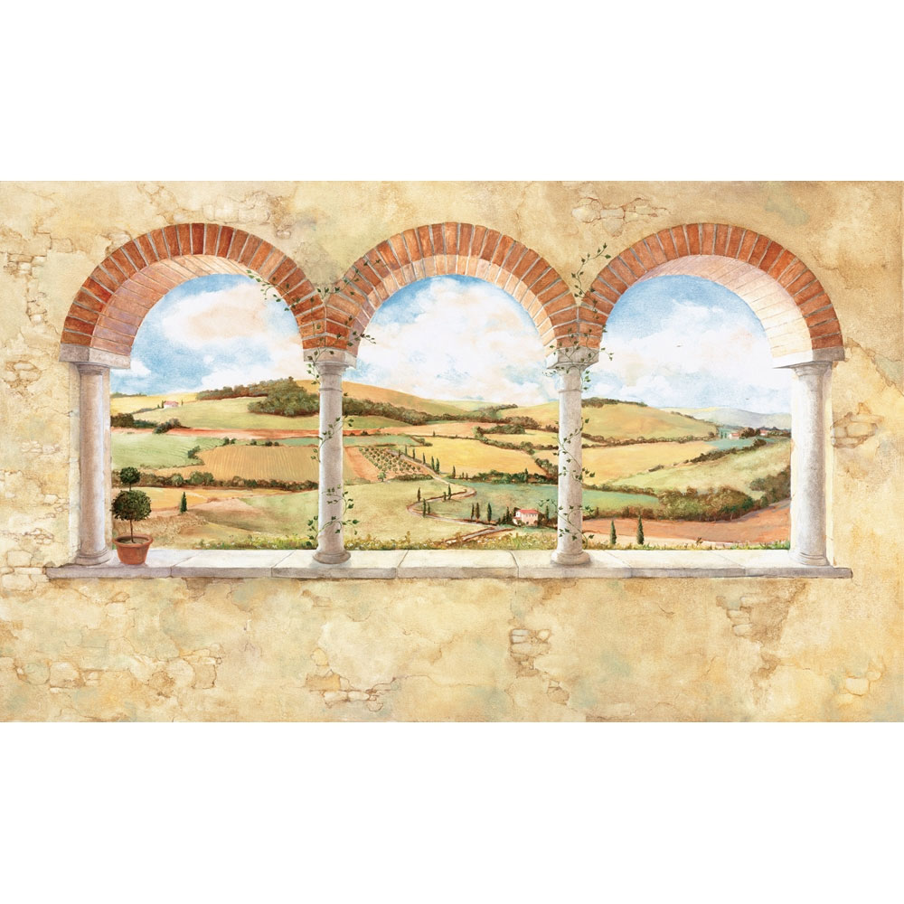 Tuscan Large Prepasted Wall Mural Italian Scenery Wallpaper