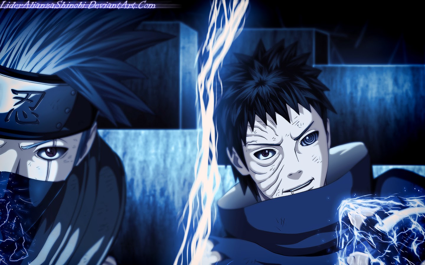 Hatake Kakashi Vs Obito Uchiha Fightin Hd Wallpaper Deviant Art