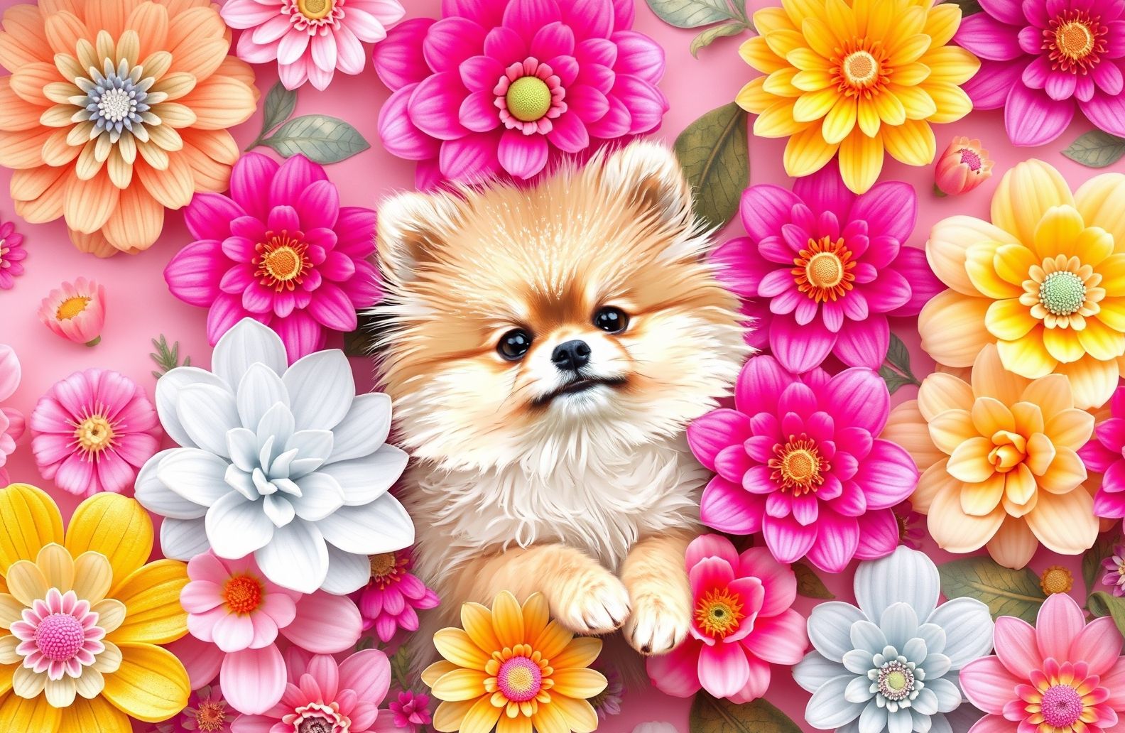 Teacup Pomeranian Wallpaper