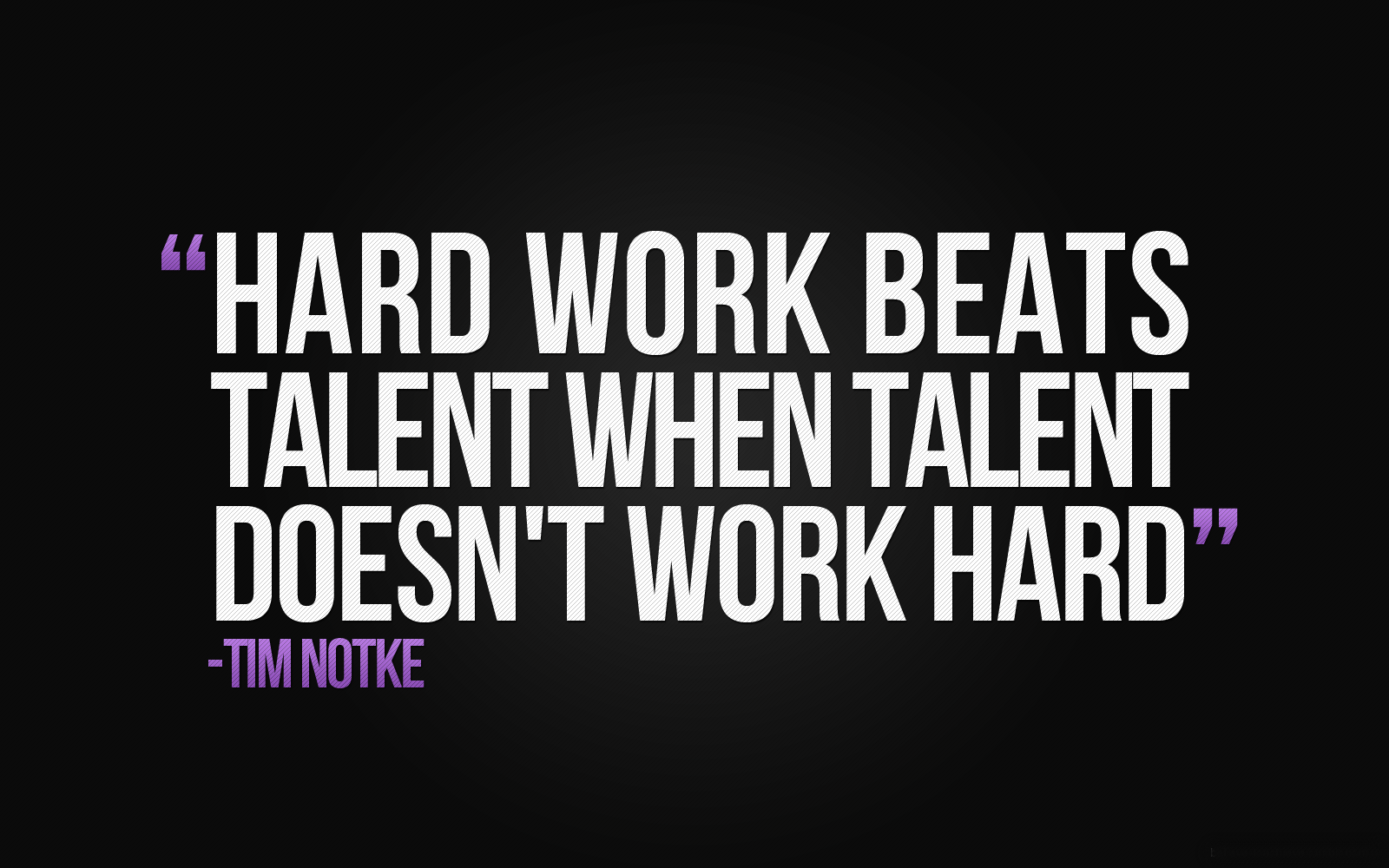 Hard Work Beats Talent When Doesnt