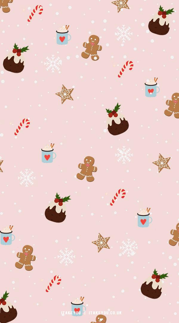  Preppy Christmas Wallpaper Ideas Gingerbread Pudding