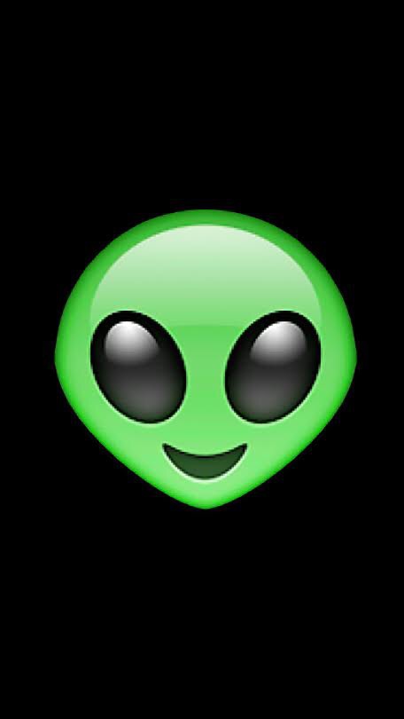 Alien Background Emoji Pale Wallpaper Shopjeen Image